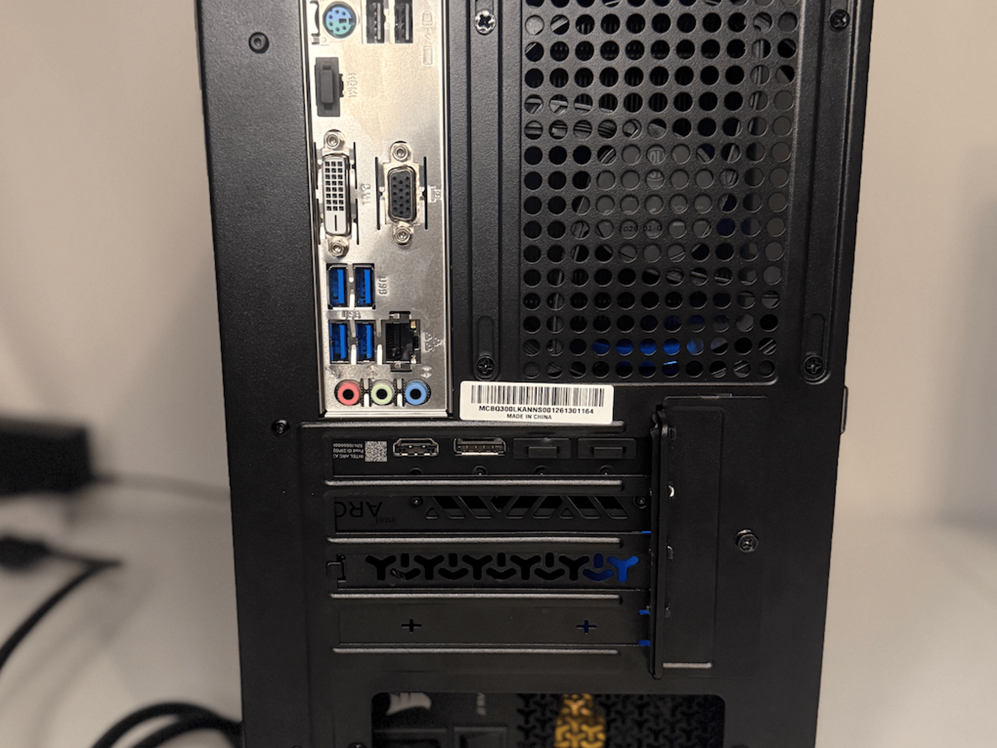Custom Gaming PC: Ryzen 5 3600XT, Intel ARC A750 8GB GPU, 16GB RAM, 500GB SSD NVME