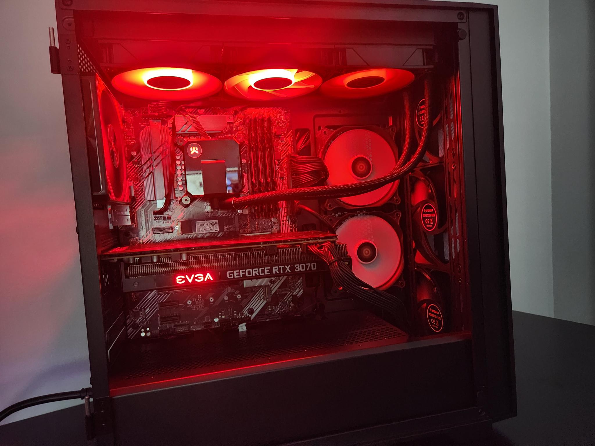 THE RED MONSTER VII RTX 3070/ 32 gigs of RAM! Gaming/ streaming pc!