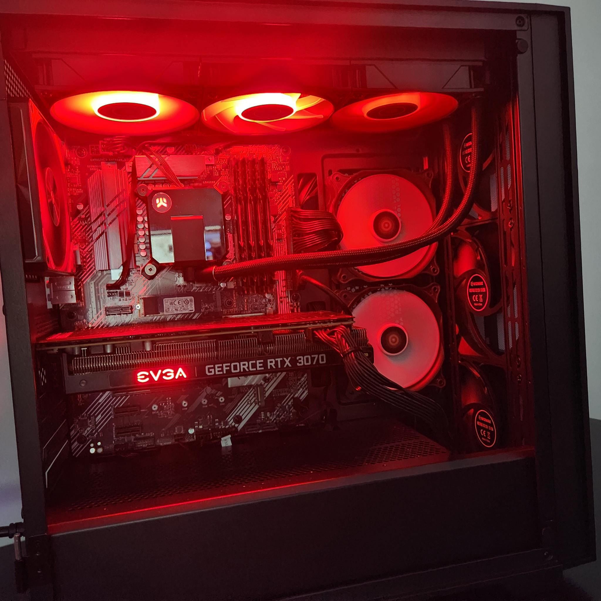 THE RED MONSTER VII RTX 3070/ 32 gigs of RAM! Gaming/ streaming pc!