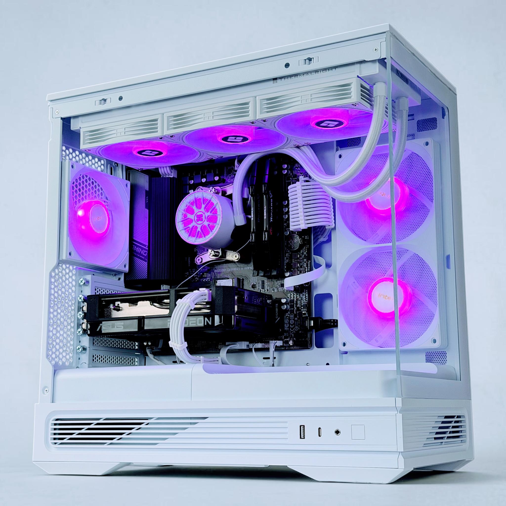 🌬️🌨️Gaming PC❄️ AMD RX 7900 GRE 16GB❄️ Intel 13500T 14 core❄️ 32GB DDR4❄️ 1TB NVME