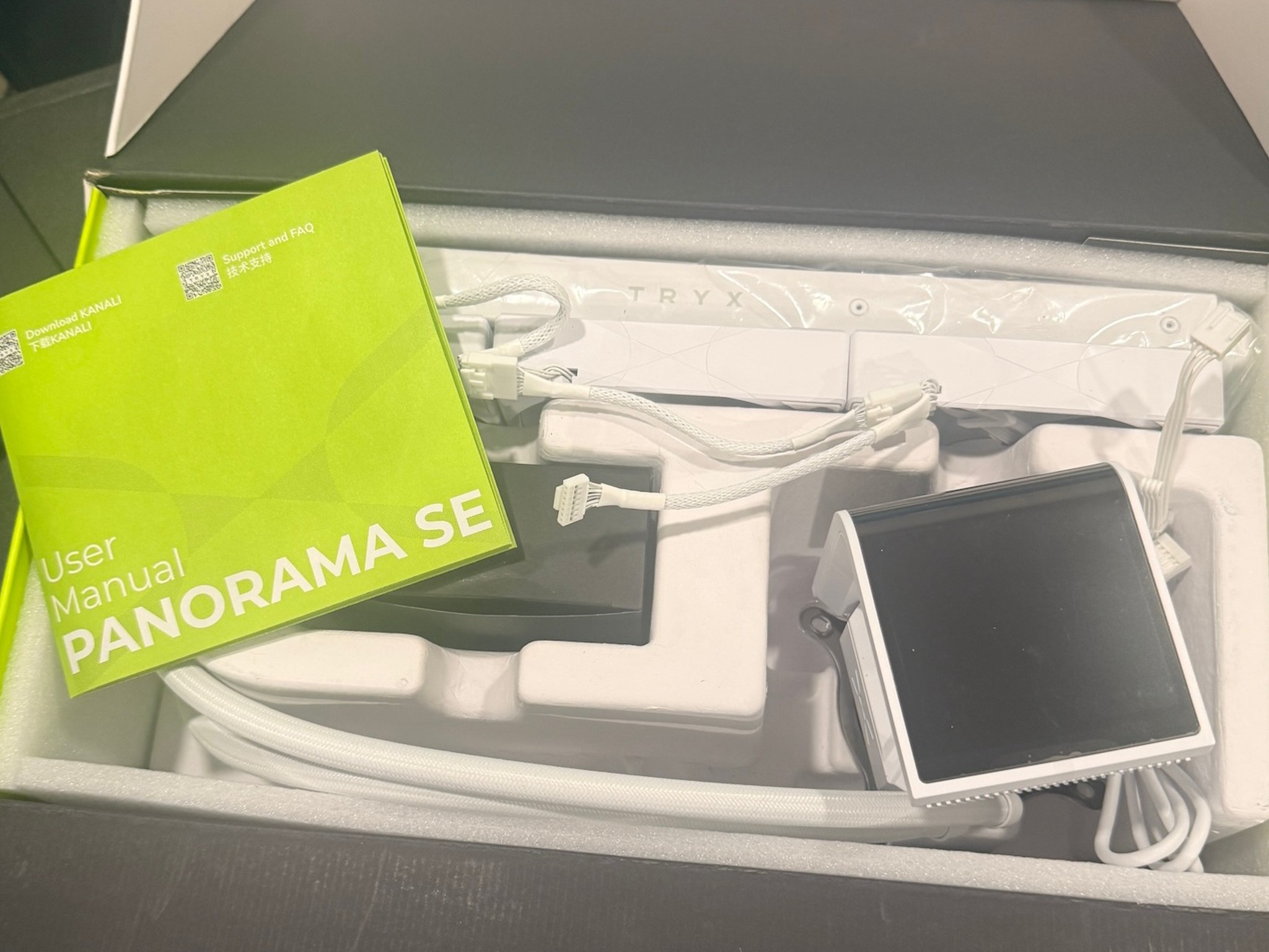 TRYX Panorama SE 360 ARGB Liquid CPU Cooler, White