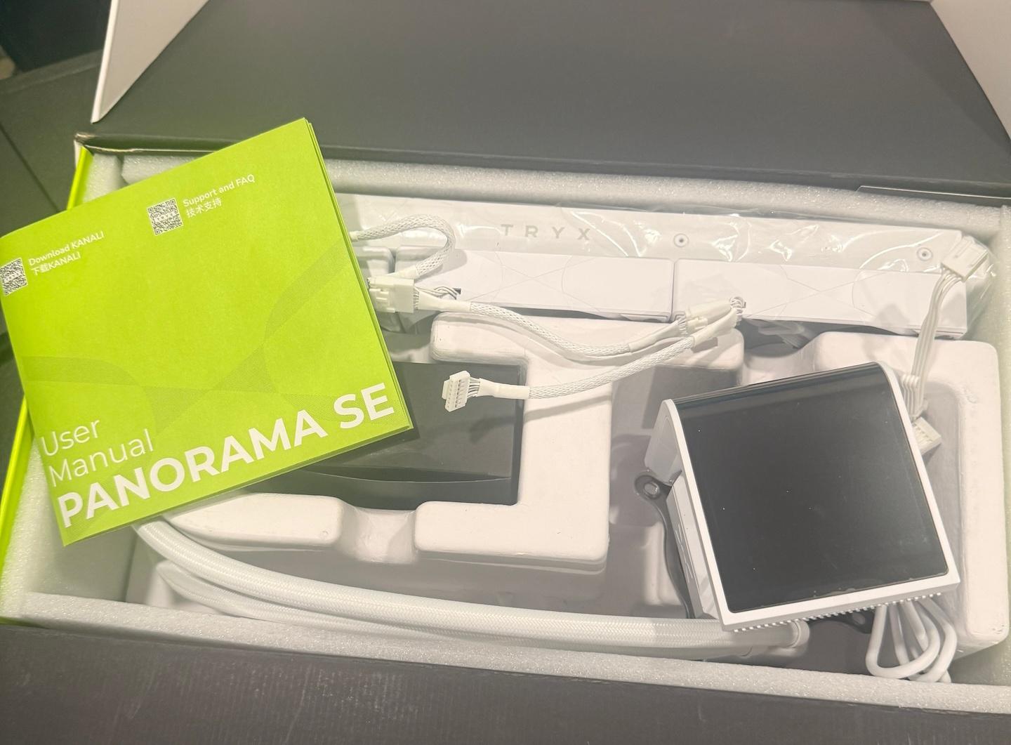 TRYX Panorama SE 360 ARGB Liquid CPU Cooler, White