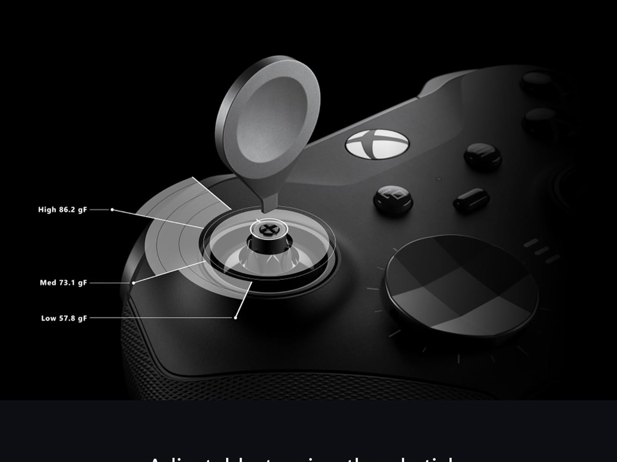 Xbox Wireless Gaming Controller Elite Series 2 Black Console, PC, and Cloud Devices