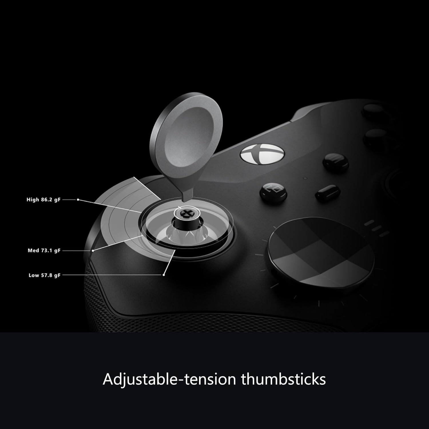 Xbox Wireless Gaming Controller Elite Series 2 Black Console, PC, and Cloud Devices