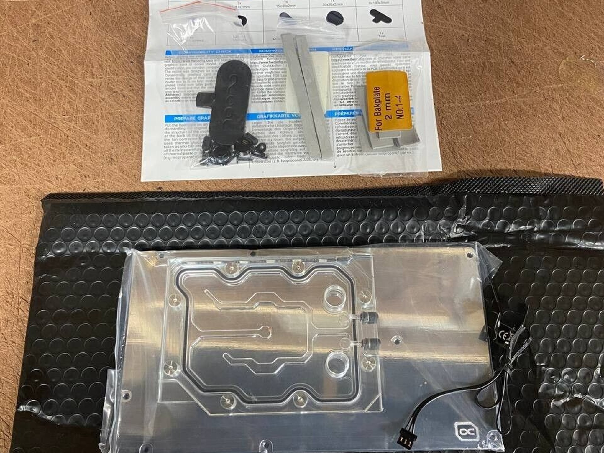 Alphacool Eisblock Aurora GPX-N Acryl Active Backplate 3090 TI Founders Edition