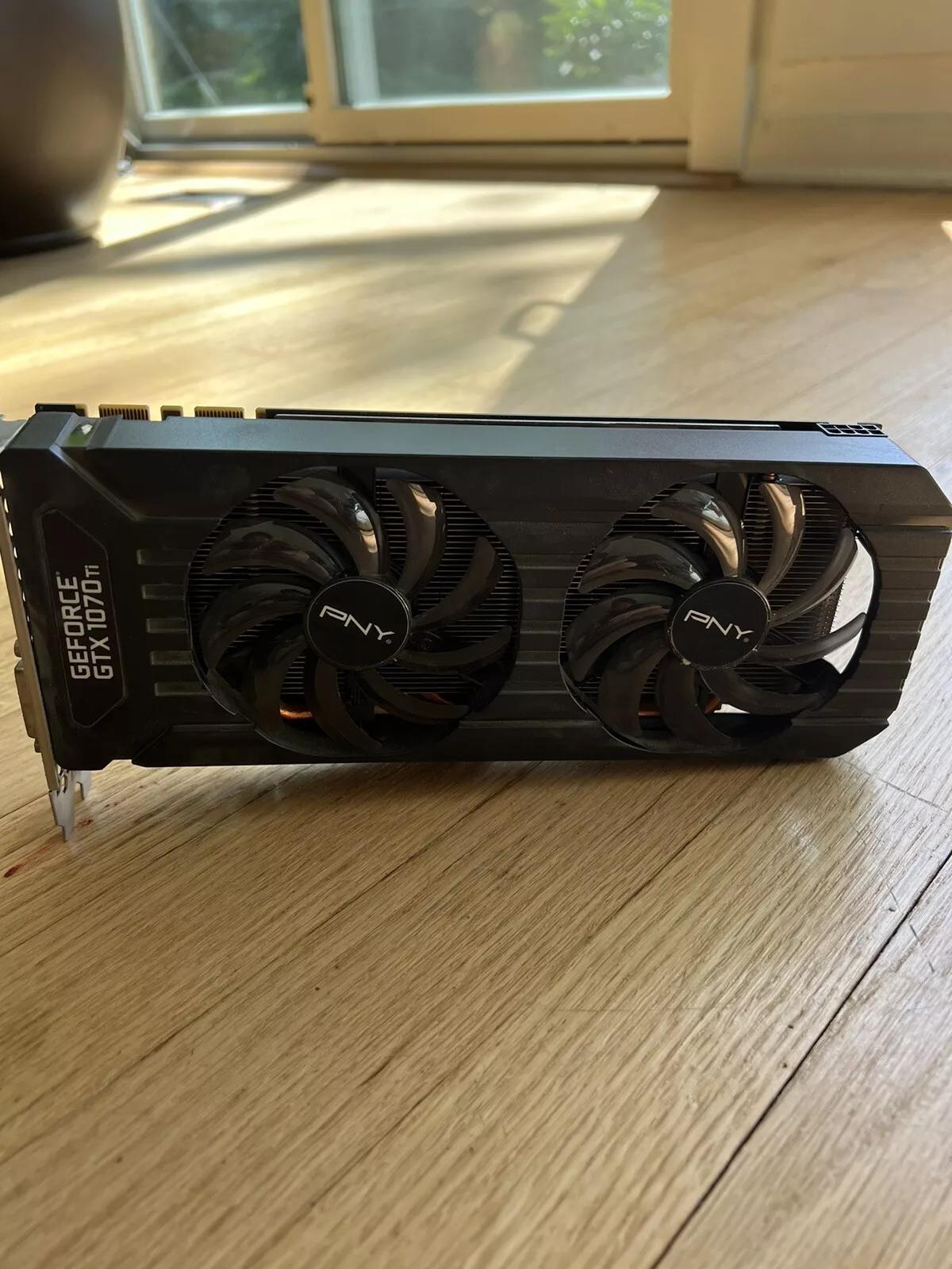 GeForce GTX 1070 Ti 8GB Dual Fan Design Graphic Card - PNY