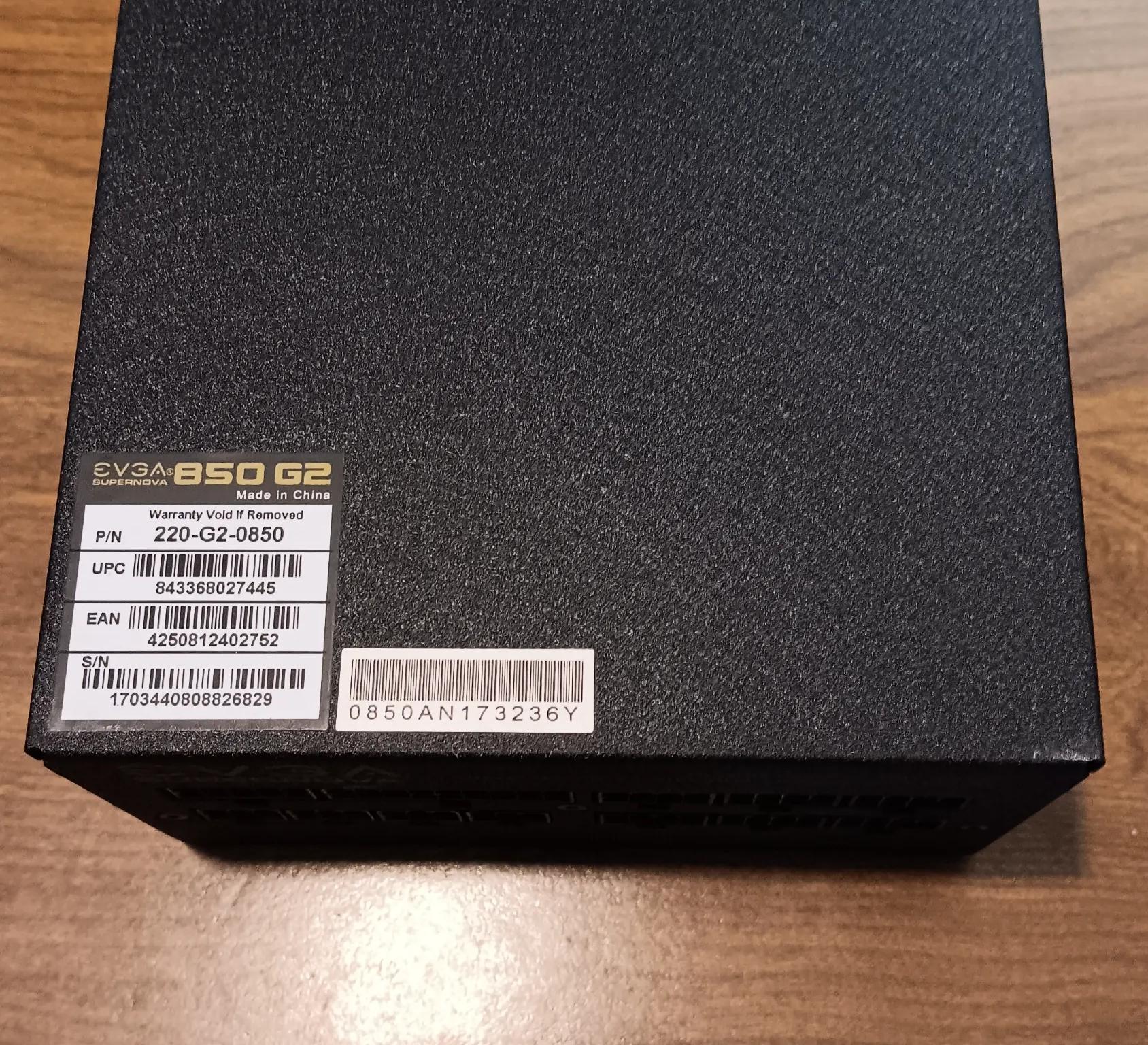 EVGA Supernova G2 850 Watt Modular PSU Like New!