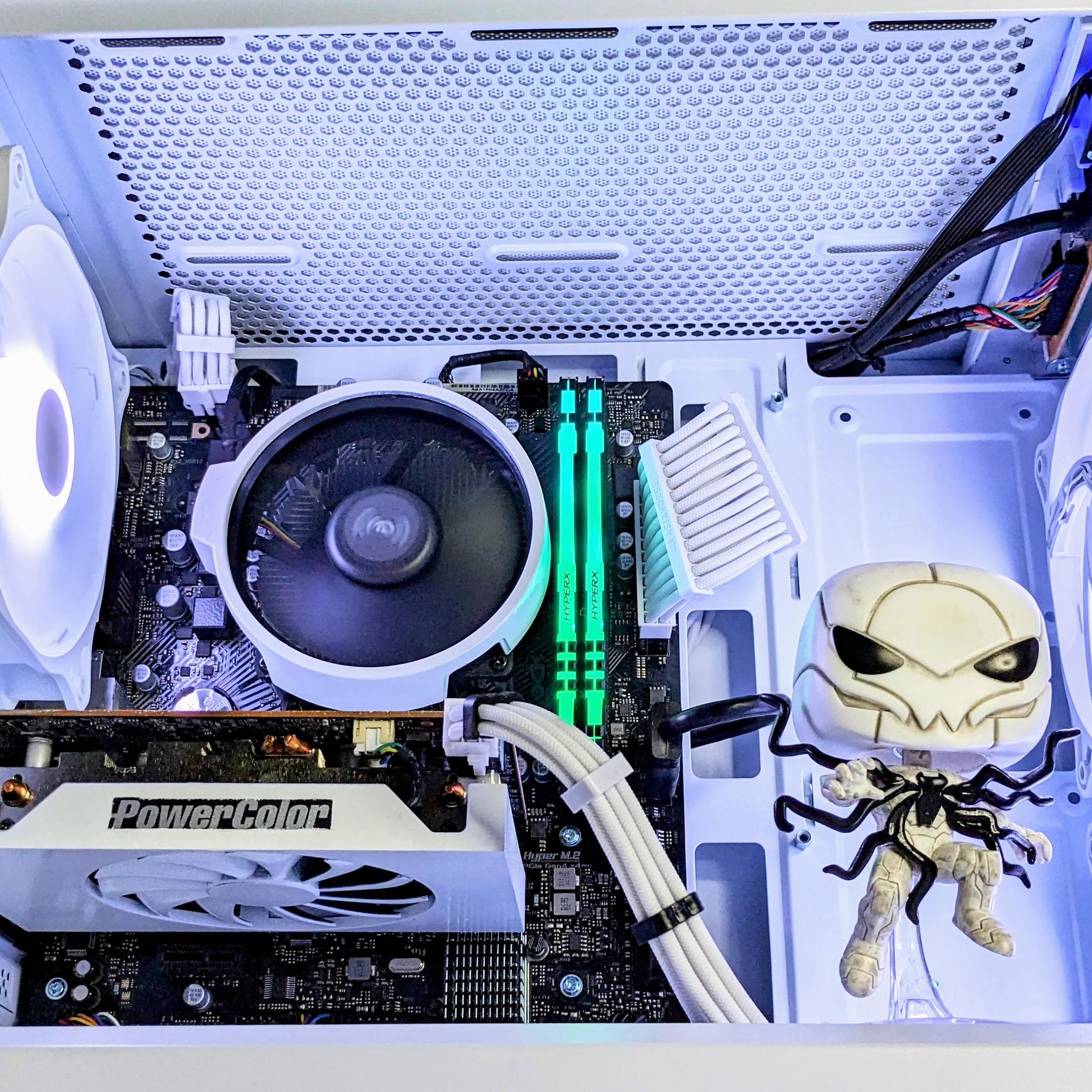 ⚪️⚫️🗯️“P0iSoN” (S:1/E:1)| Ryzen 5@4.3GHz| 6500XT 16GB DDR4(ARGB)| 1TB NVMe SSD| Windows 11 Pro