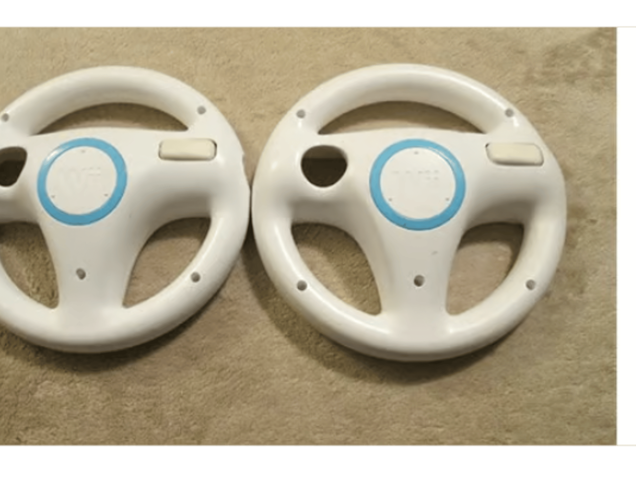 Mario Kart Wii With 2 Wheel Controllers