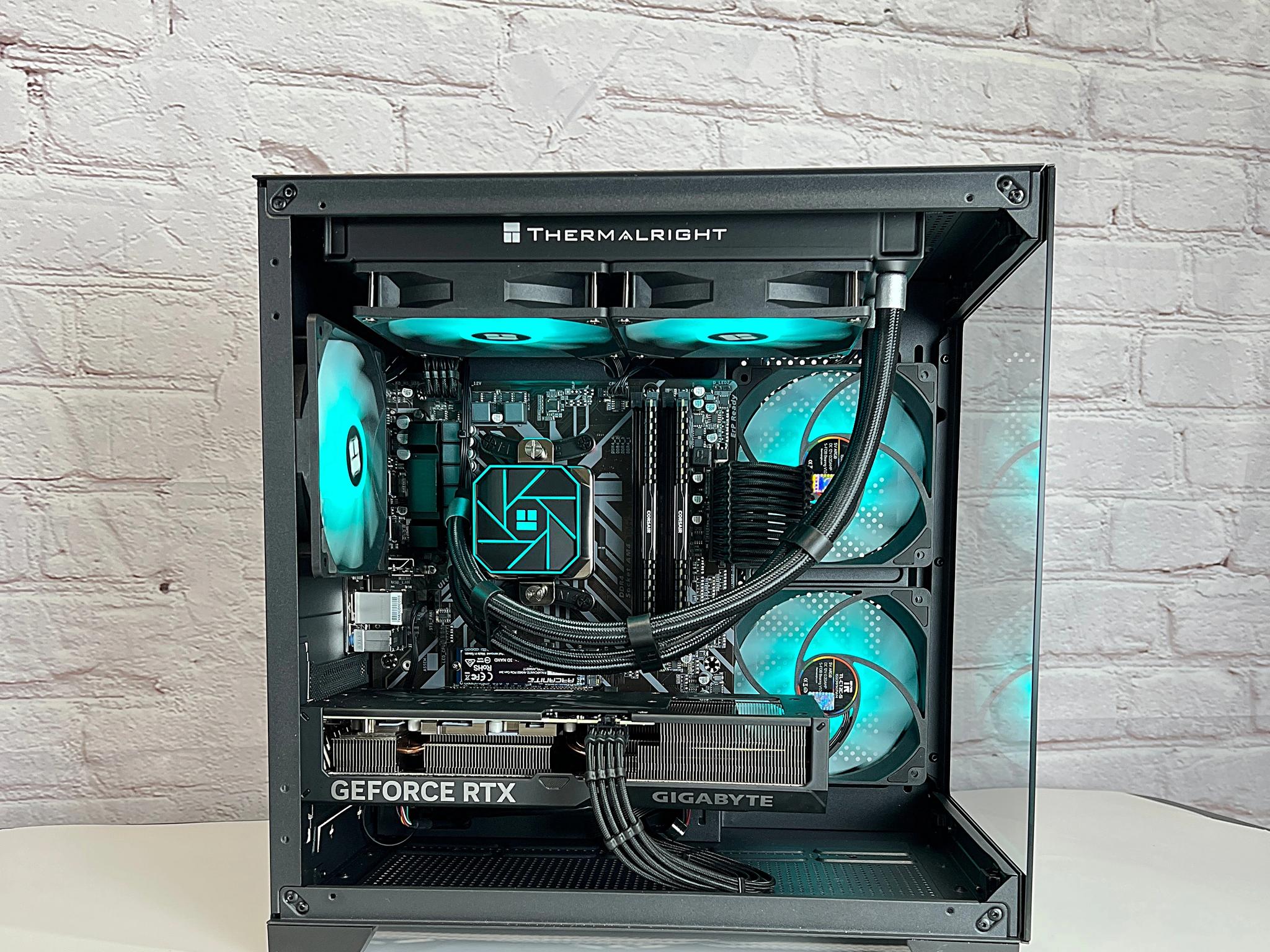 Liquid Cooled RTX 4070 Ryzen 5 5600X 32GB RAM 1TB M.2 Win 11 Gaming PC