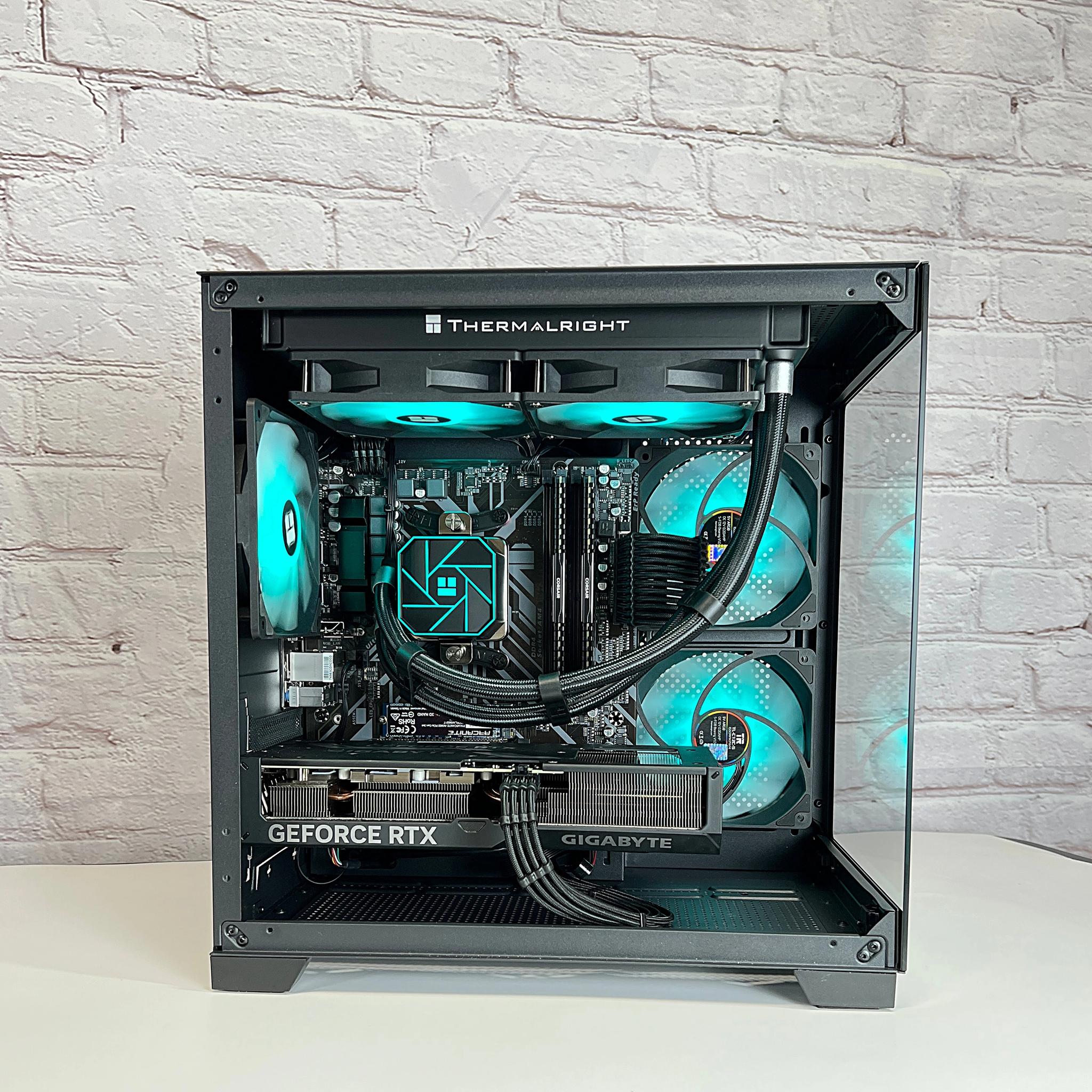 Liquid Cooled RTX 4070 Ryzen 5 5600X 32GB RAM 1TB M.2 Win 11 Gaming PC