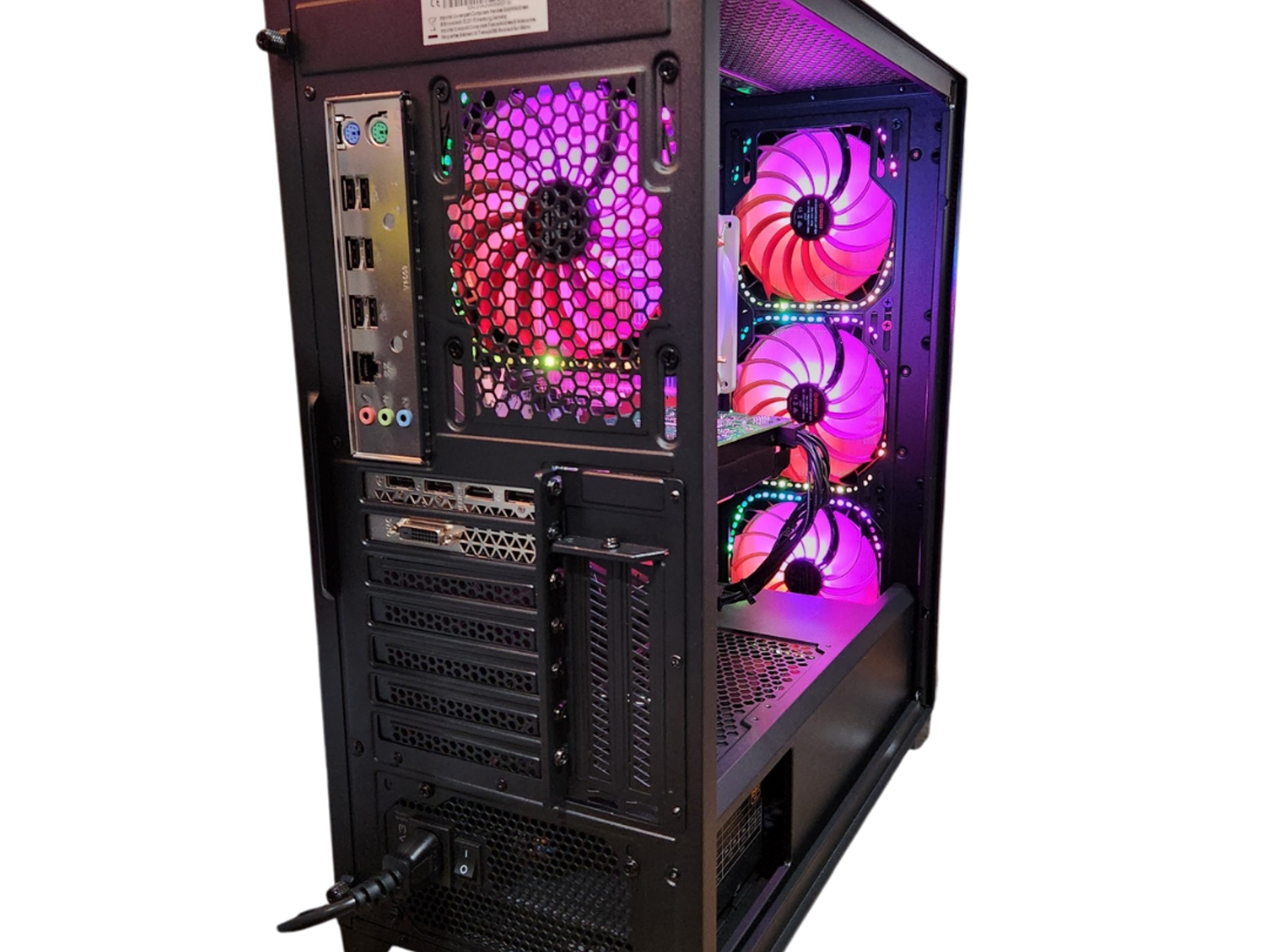 🔥Heatwave☀️: GTX 1080 | Xeon E5-2630 V4 | 16GB RAM | 512GB SSD | 5 RGB Fans | Black RGB Gaming PC