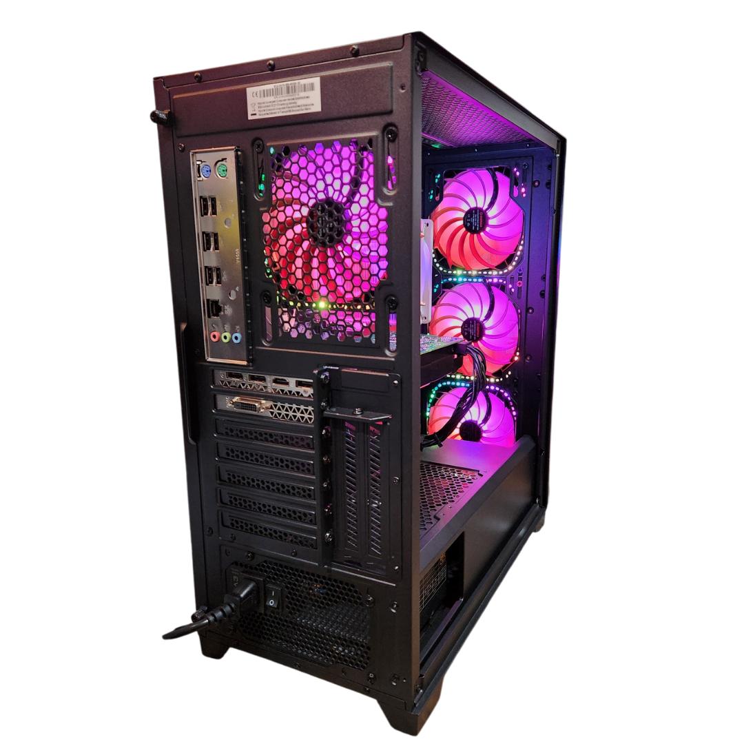 🔥Heatwave☀️: GTX 1080 | Xeon E5-2630 V4 | 16GB RAM | 512GB SSD | 5 RGB Fans | Black RGB Gaming PC
