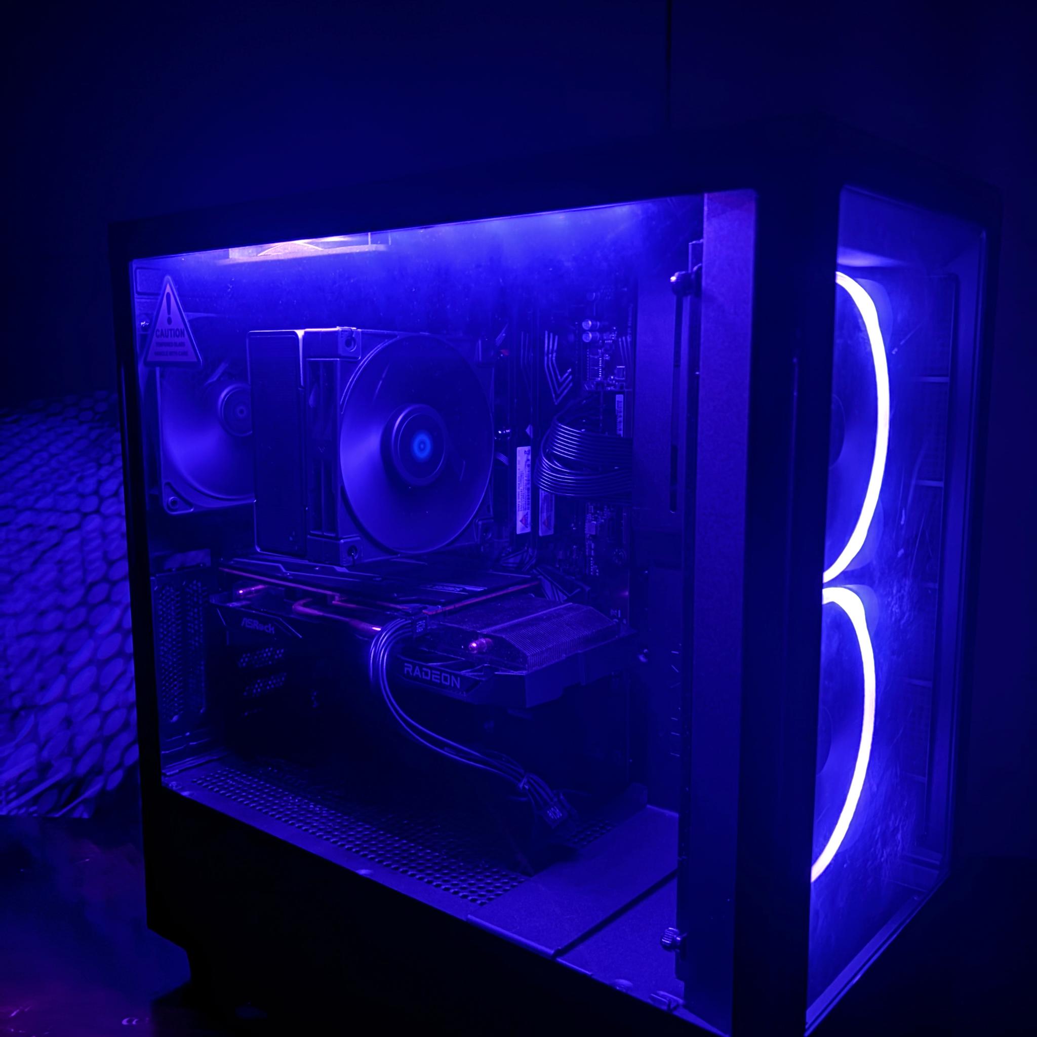 Budget 1080p NZXT Gaming PC | RX 6600 XT (8 GB) | Ryzen 5 3600 | 100% Set Up & Ready to Play