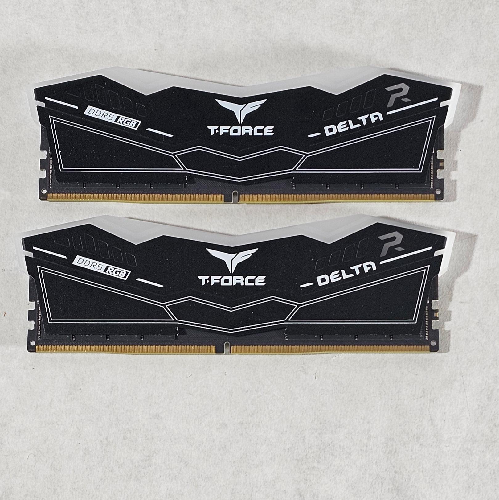64GB DDR5 (2x32GB) CL38 6000MT/s TeamGroup T-Force Delta RGB