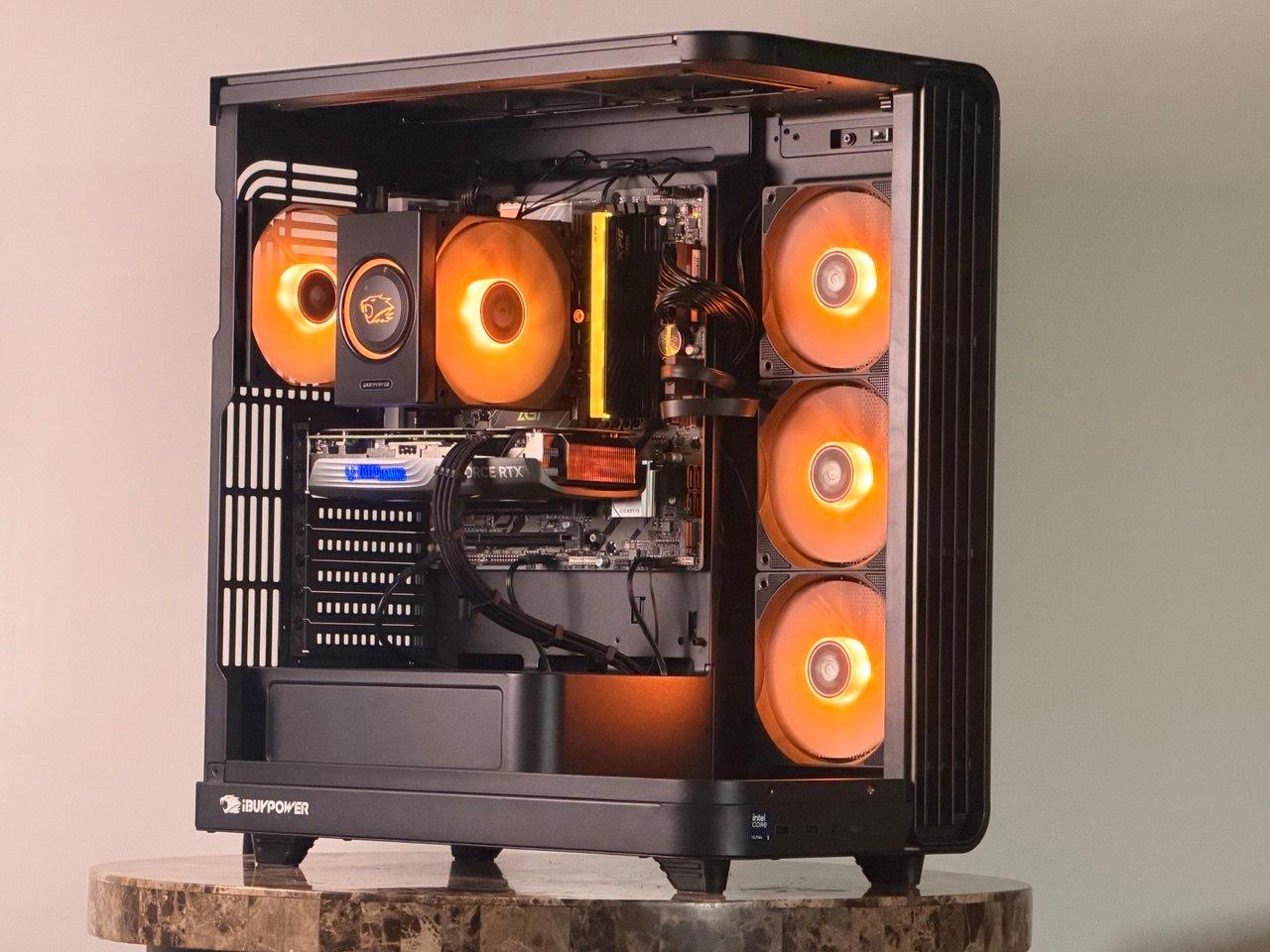 FREE SHIP 🖤🌈 Black RGB Gaming PC | RTX 4070 W/ WARRANTY | Core 5 225F | 1TB NVME SSD | 16 GB DDR5