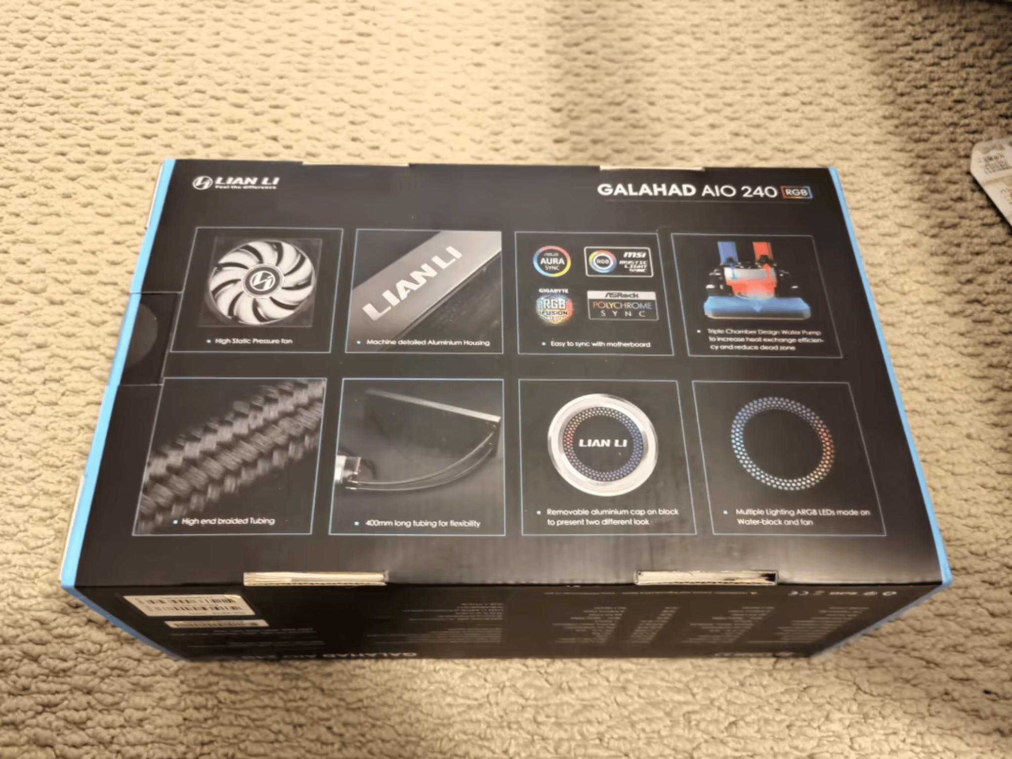 BNIB Lian Li Galahad White RGB 240mm AIO