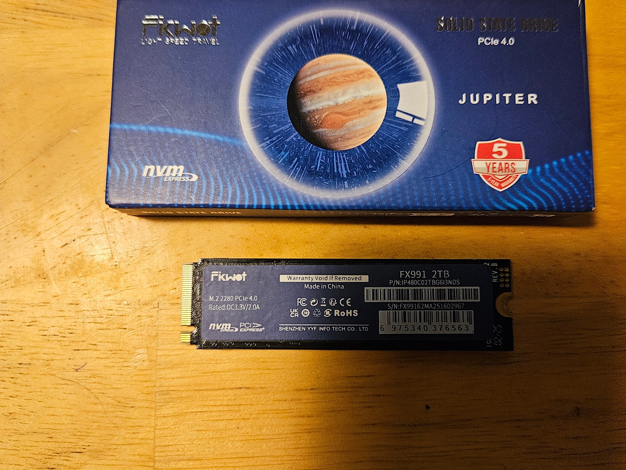 Fikwot FX 991 2TB NVME SSD