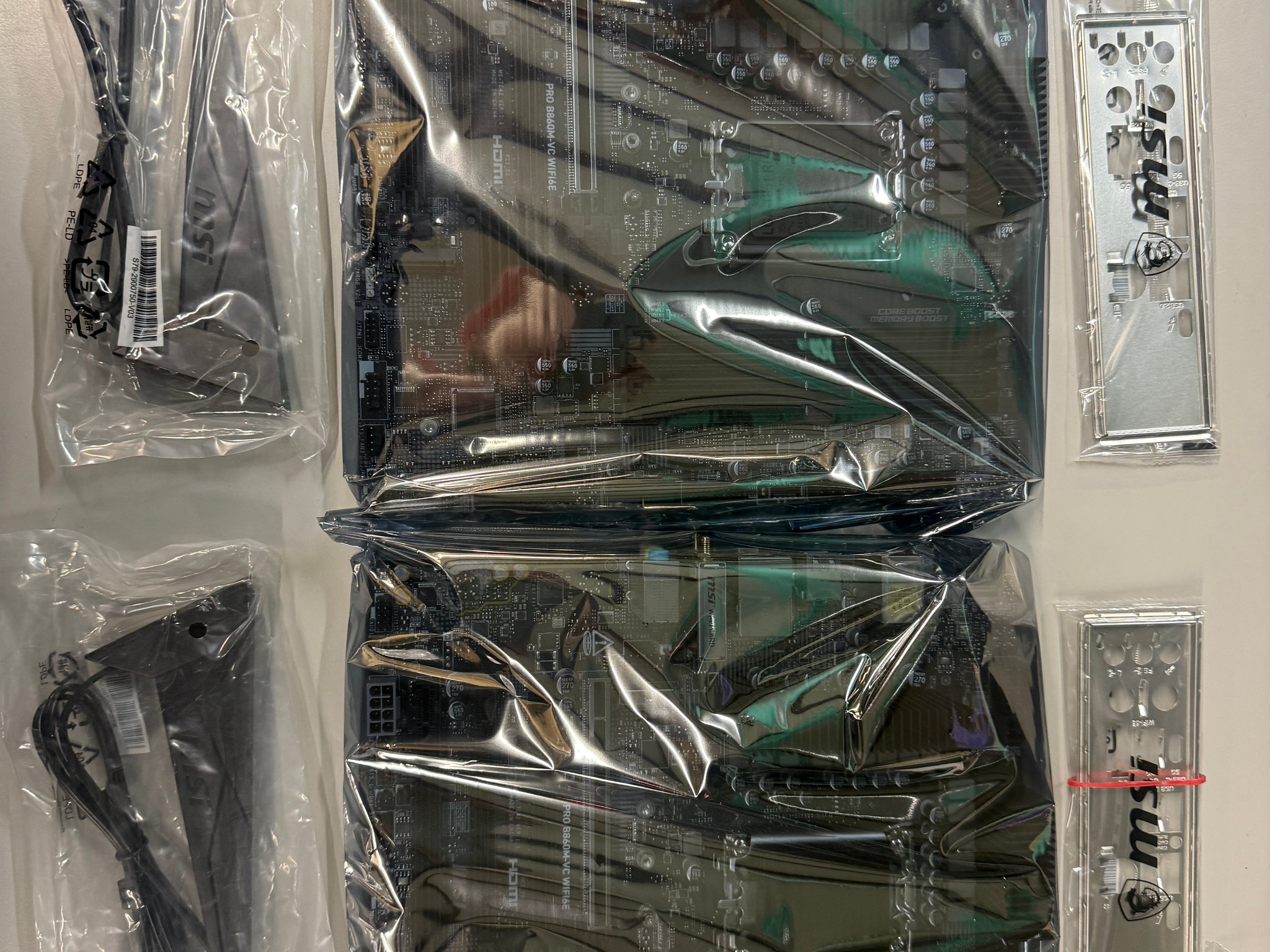 2 X MSI Pro B860M-VC WIFI6E Motherboards Brand New