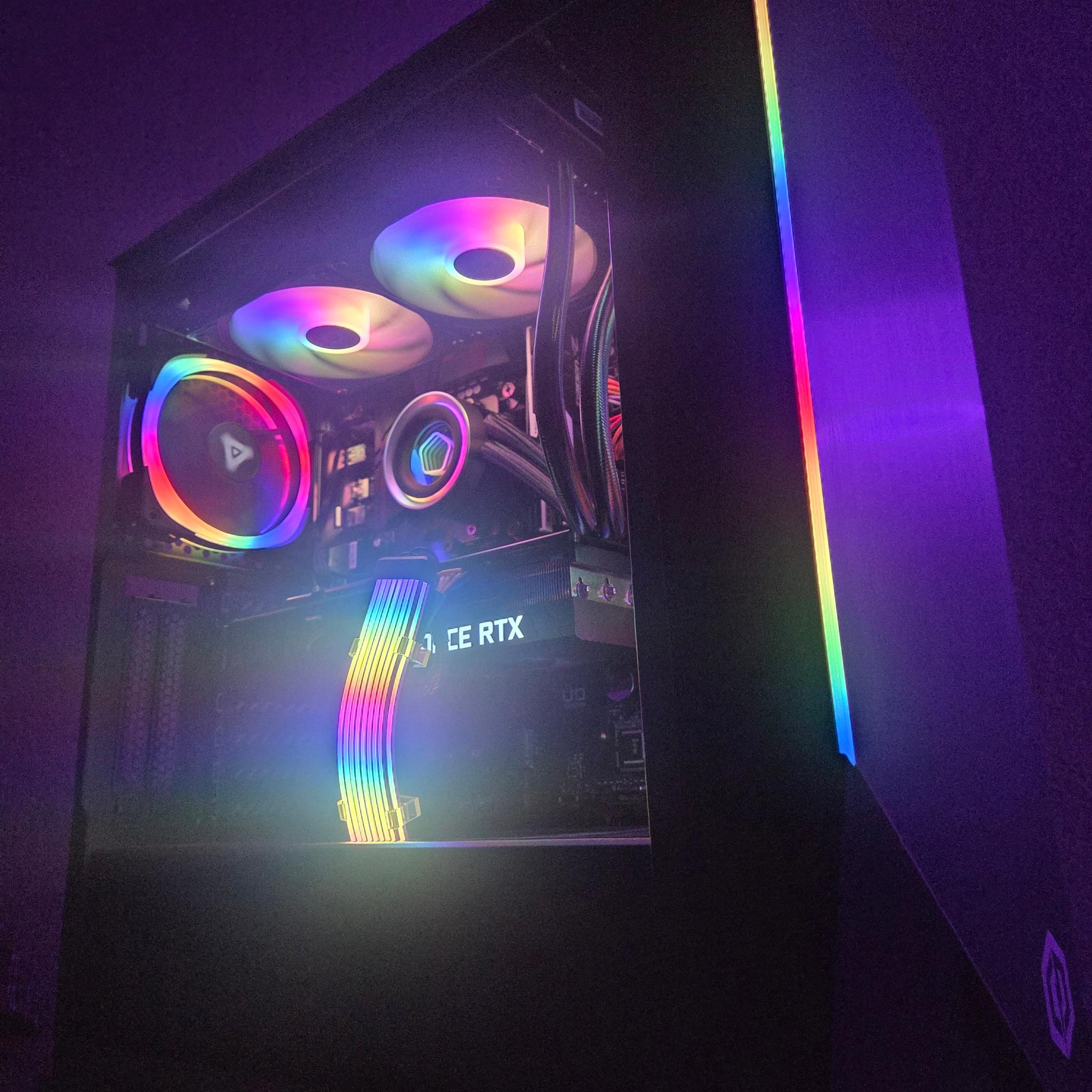 GeForce RTX 3080 Ti Custom Gaming PC - Ryzen 5 5600XT, 32GB RAM, 1TB SSD