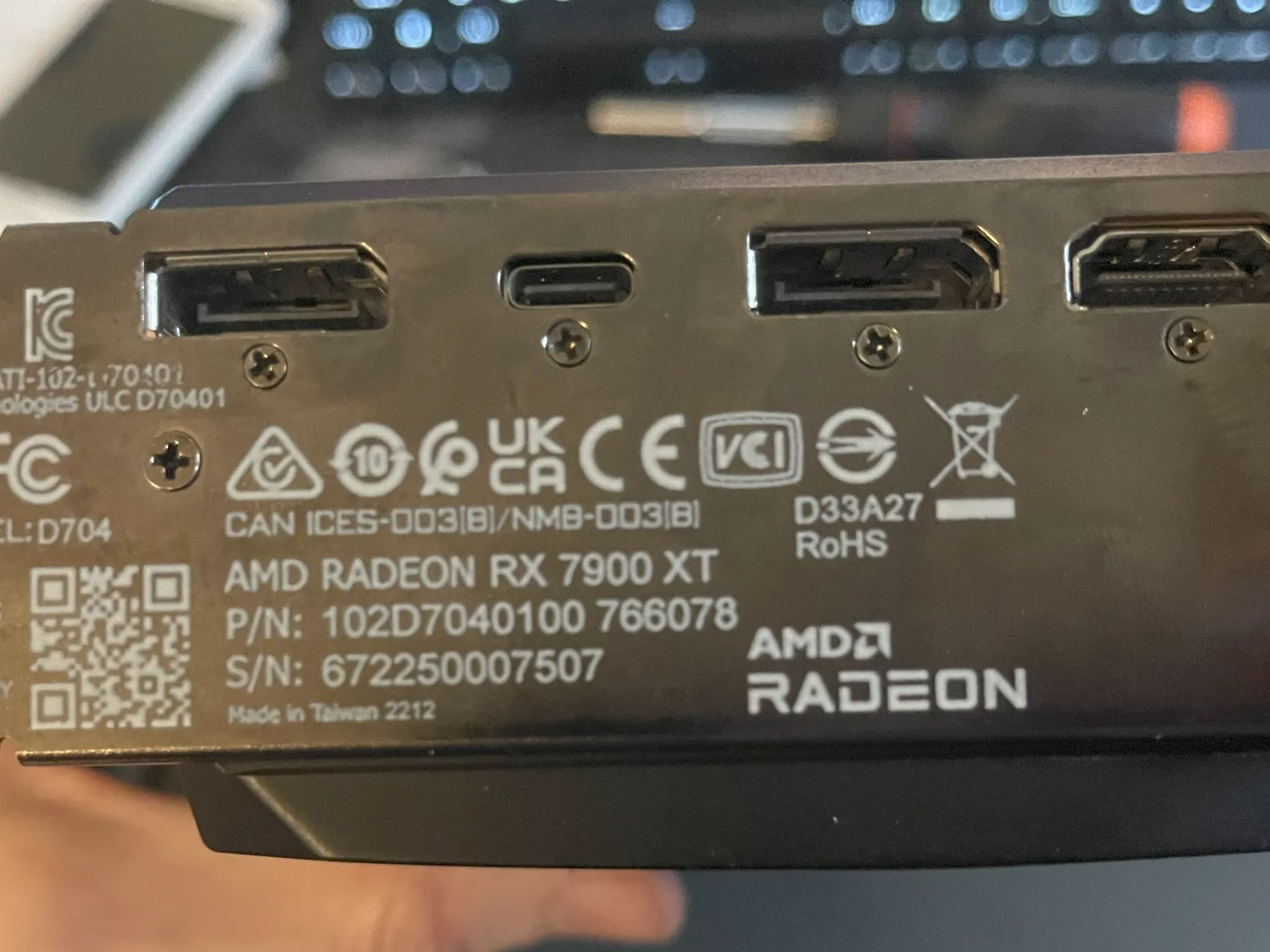 Power Color Radeon RX 7900 XT 20GB
