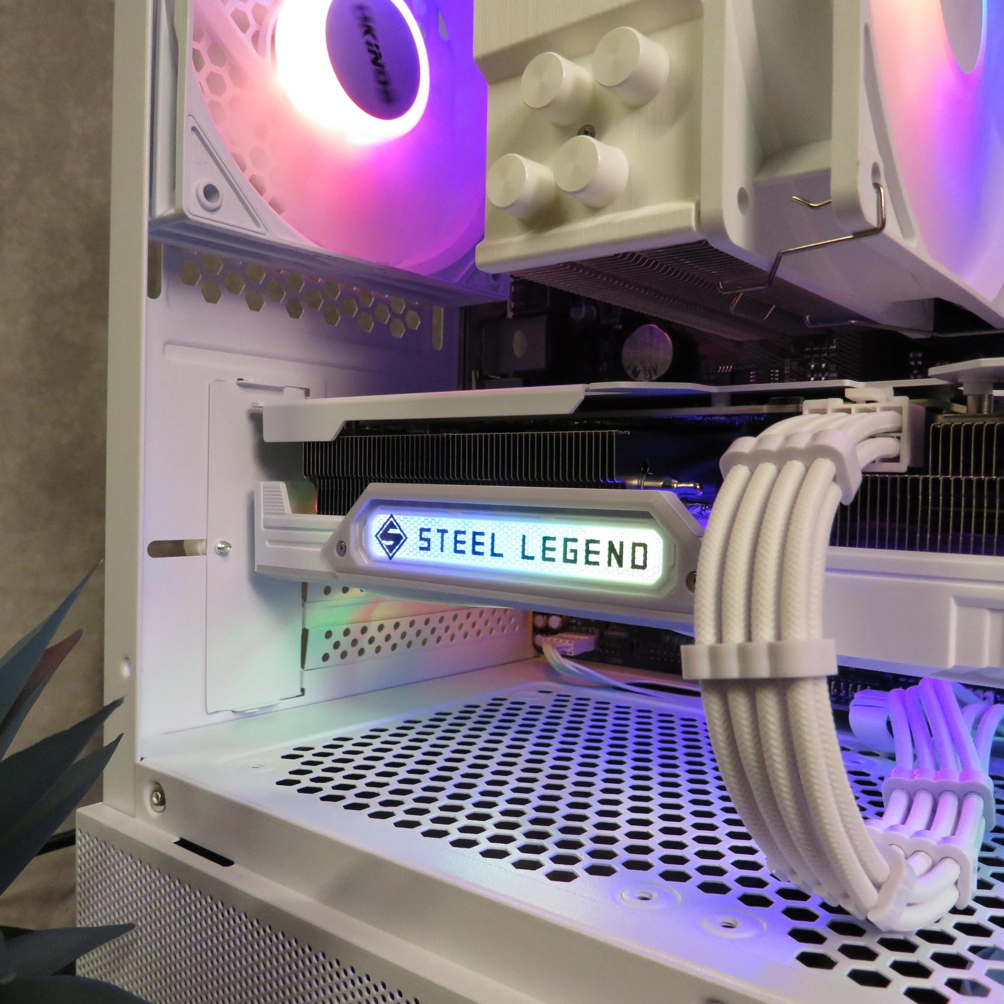 RX 9060 XT in White! Ryzen 5 5600X + ASRock Steel Legend RX 9060XT + 32 GB DDR4 + 1 TB NVME