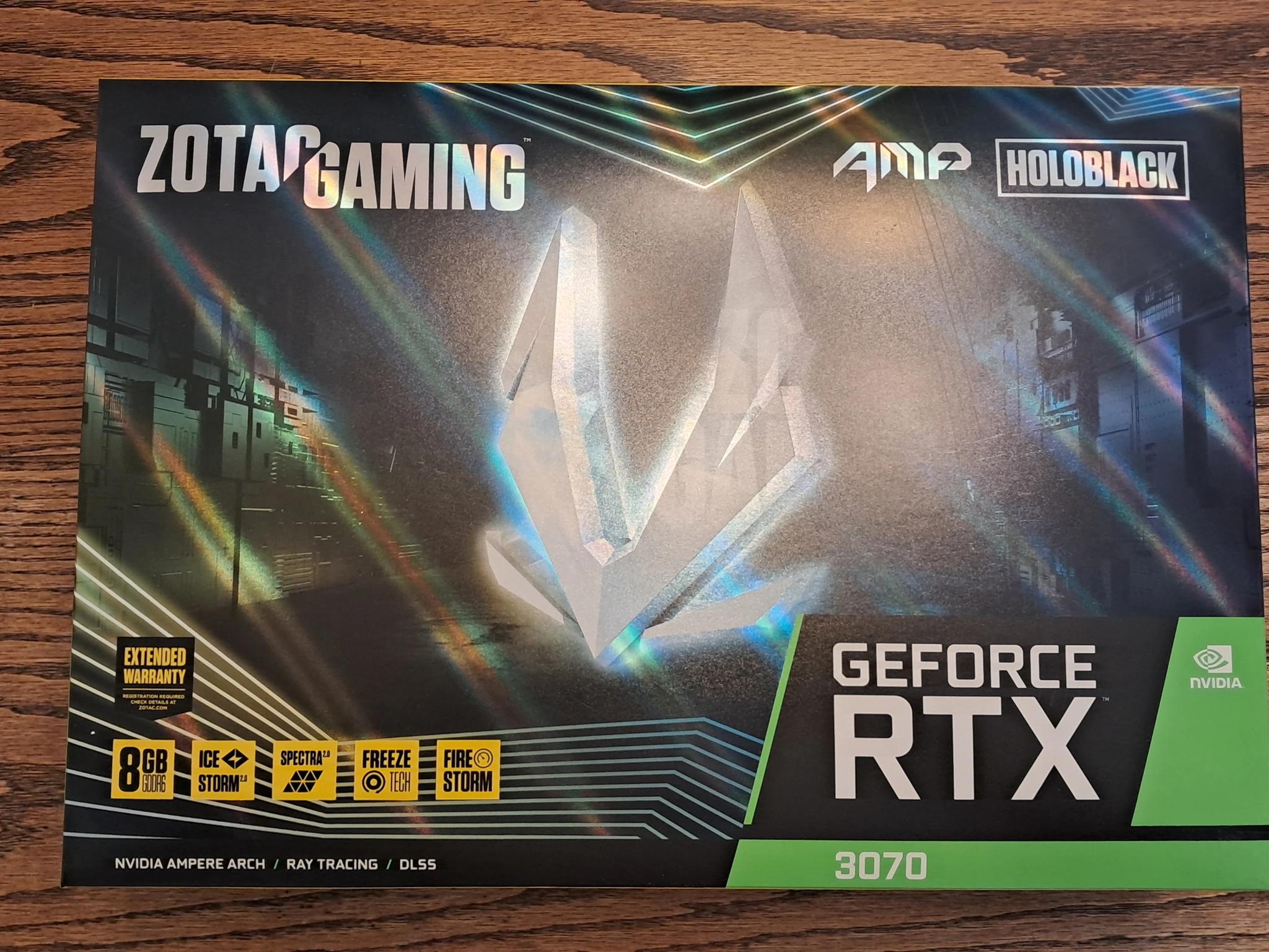 Zotac GeForce RTX 3070 AMP Holoblack