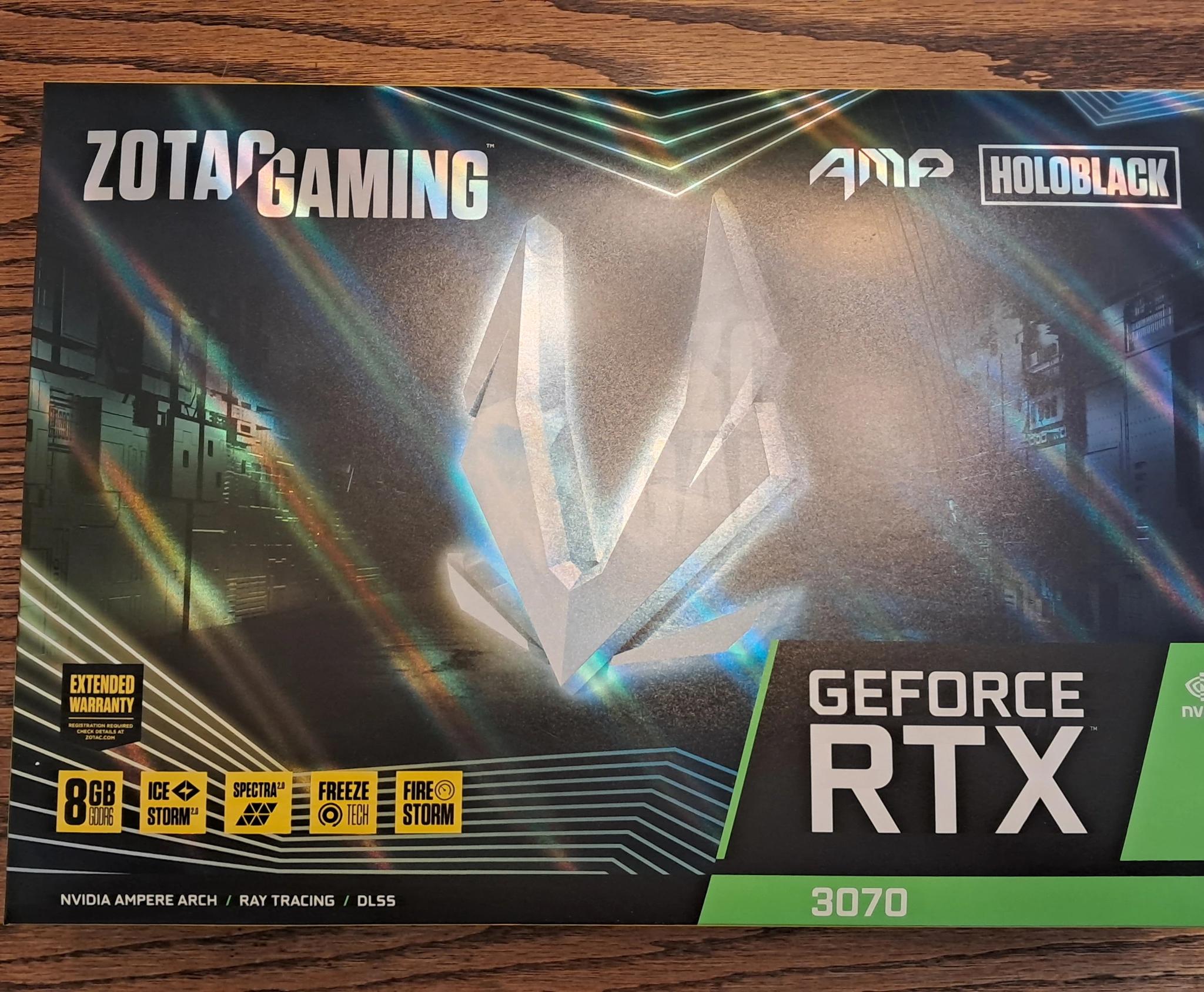 Zotac GeForce RTX 3070 AMP Holoblack