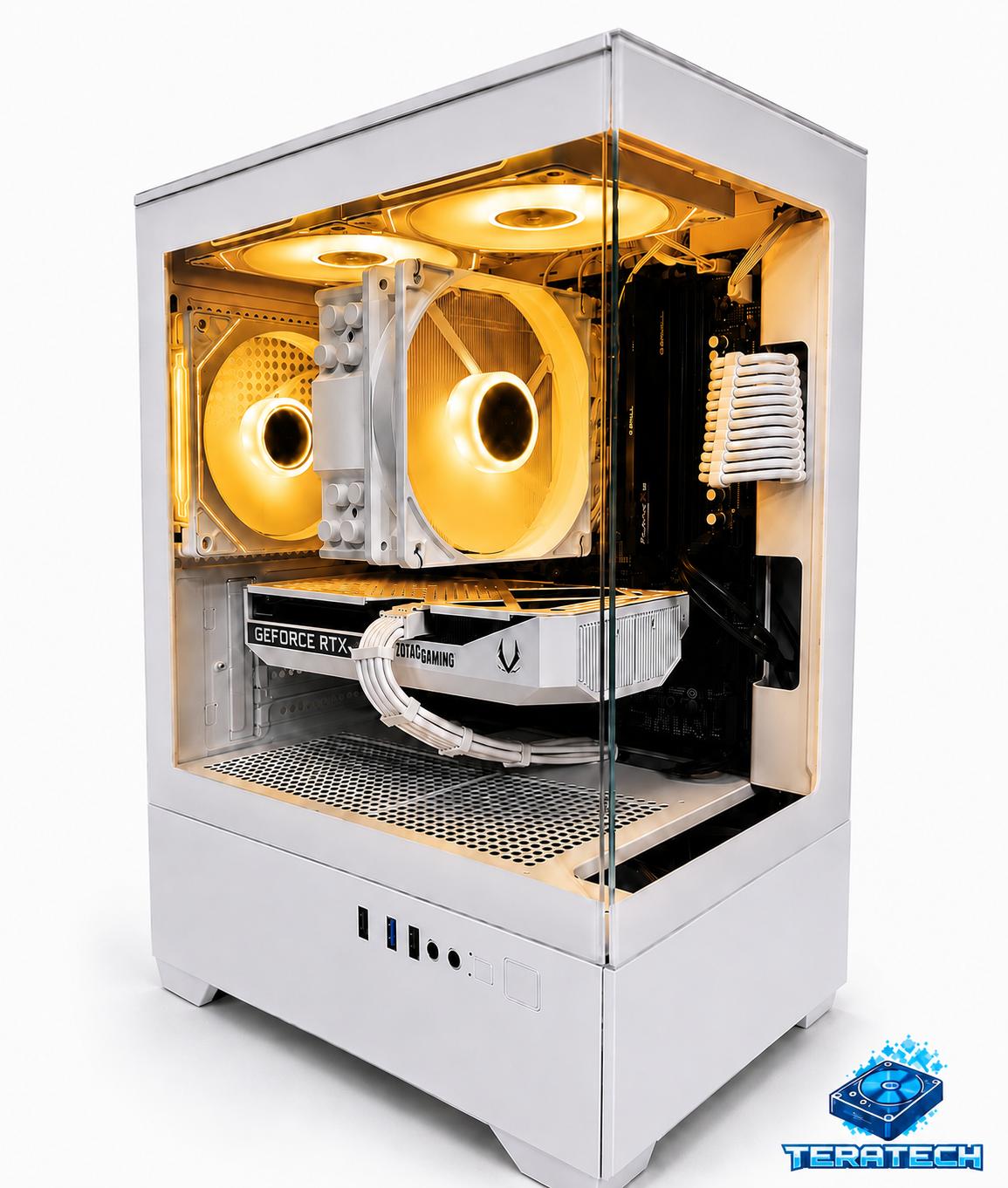 White 1440p Gaming PC | Ryzen 5 7500X3D | RTX 5060Ti | 16GB DDR5 | WiFi