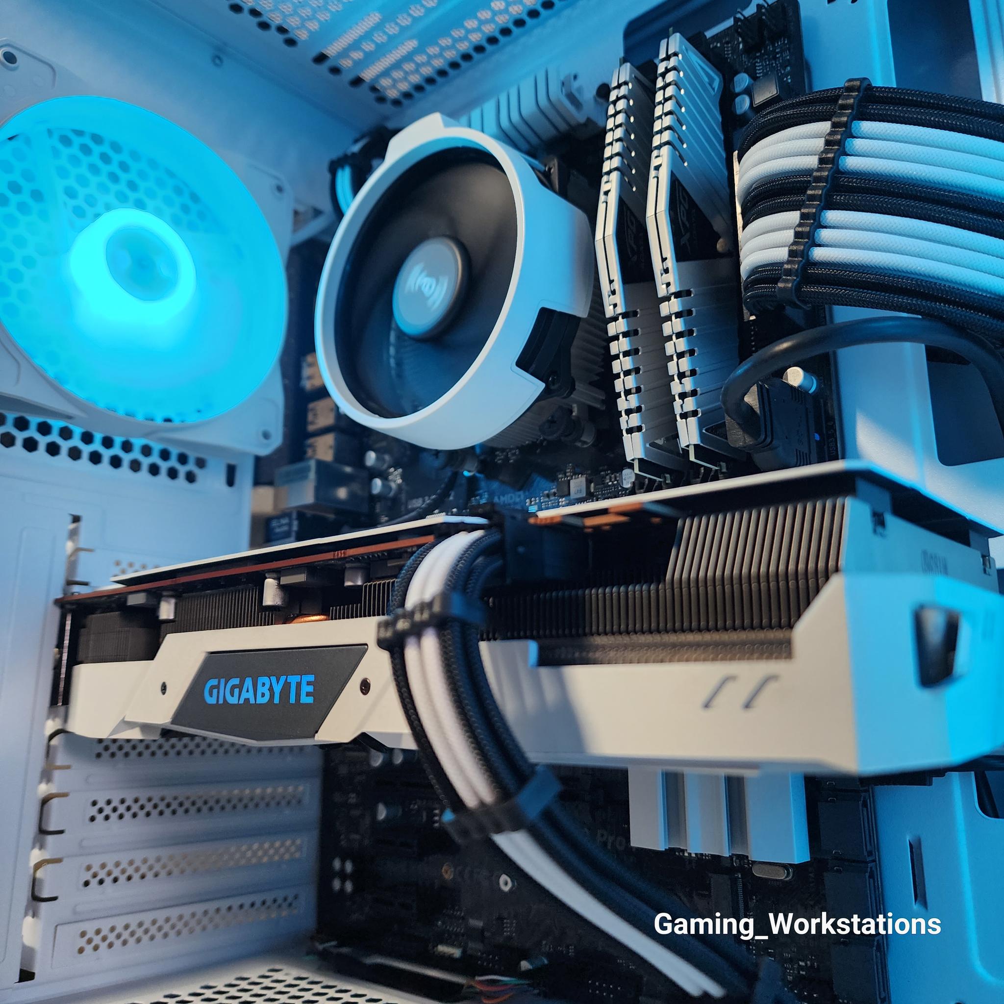 🧊🤍🧊 AMD Ryzen 7 1700 // Gigabyte Radeon RX 5700 8GB // XPG Z1 16GB 3200MHz