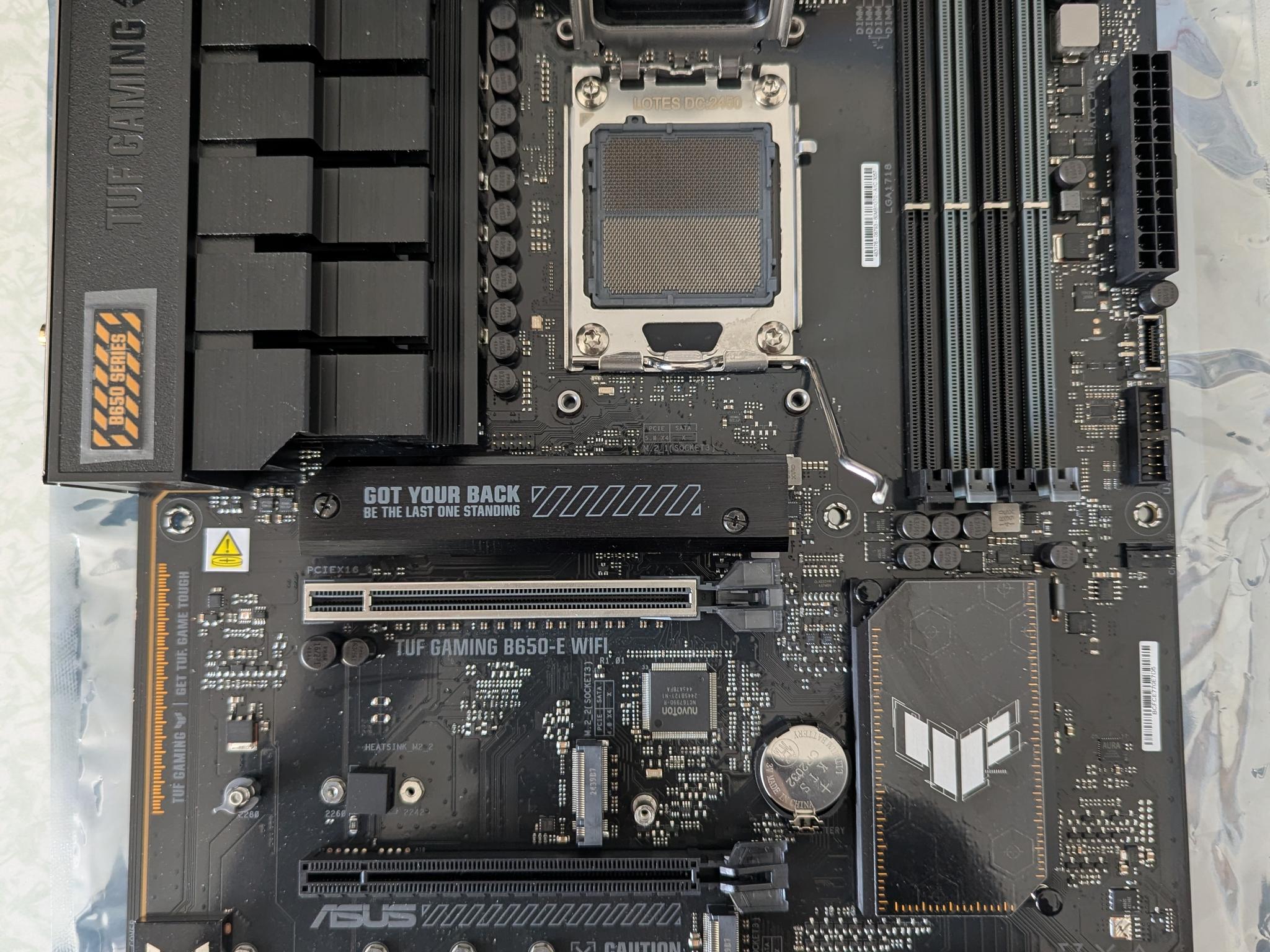 ASUS B650-E TUF Gaming WiFi AMD AM5 ATX Motherboard