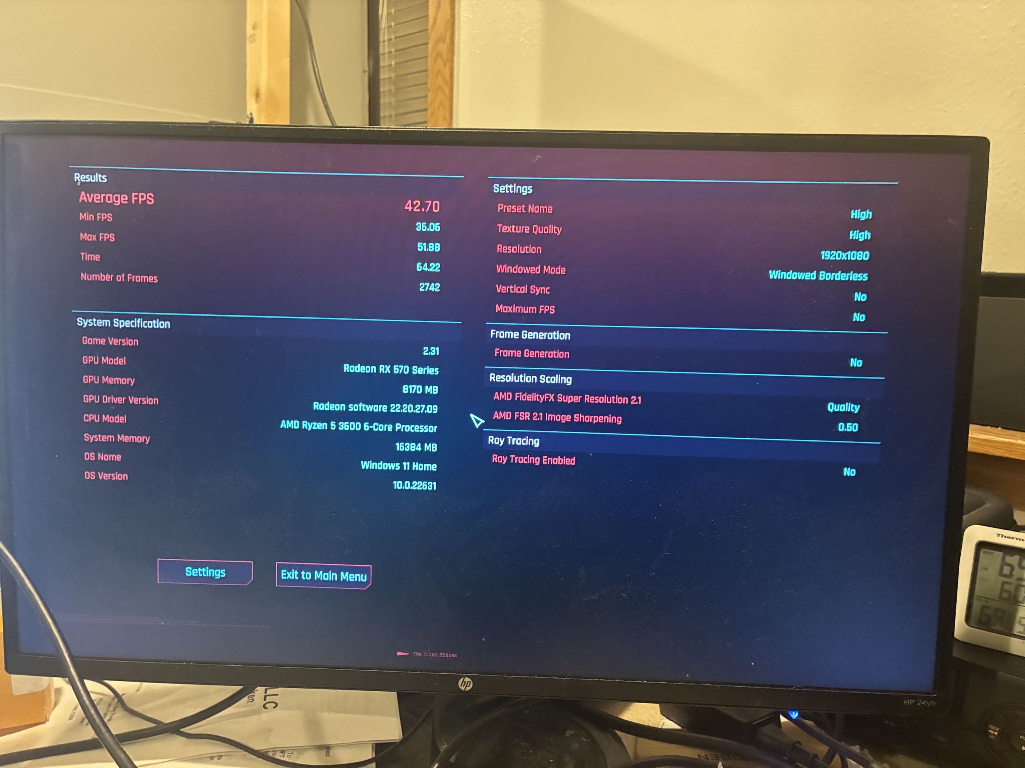 Windows 11 Gaming PC W/16GB Ram, AMD Ryzen 5 3600 CPU, 8GB MSI Radeon 570 RX Graphics Card & 1TB SSD