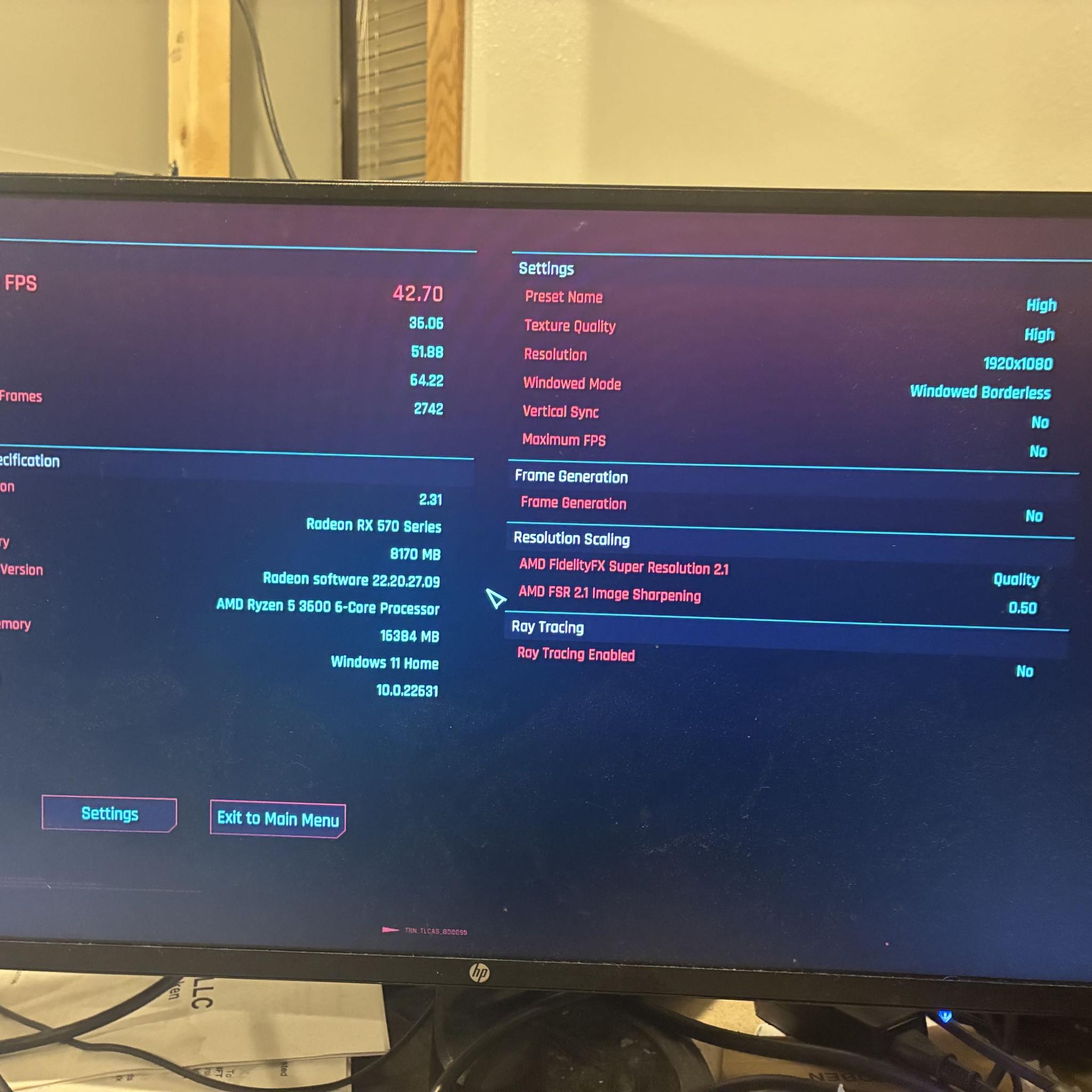 Windows 11 Gaming PC W/16GB Ram, AMD Ryzen 5 3600 CPU, 8GB MSI Radeon 570 RX Graphics Card & 1TB SSD