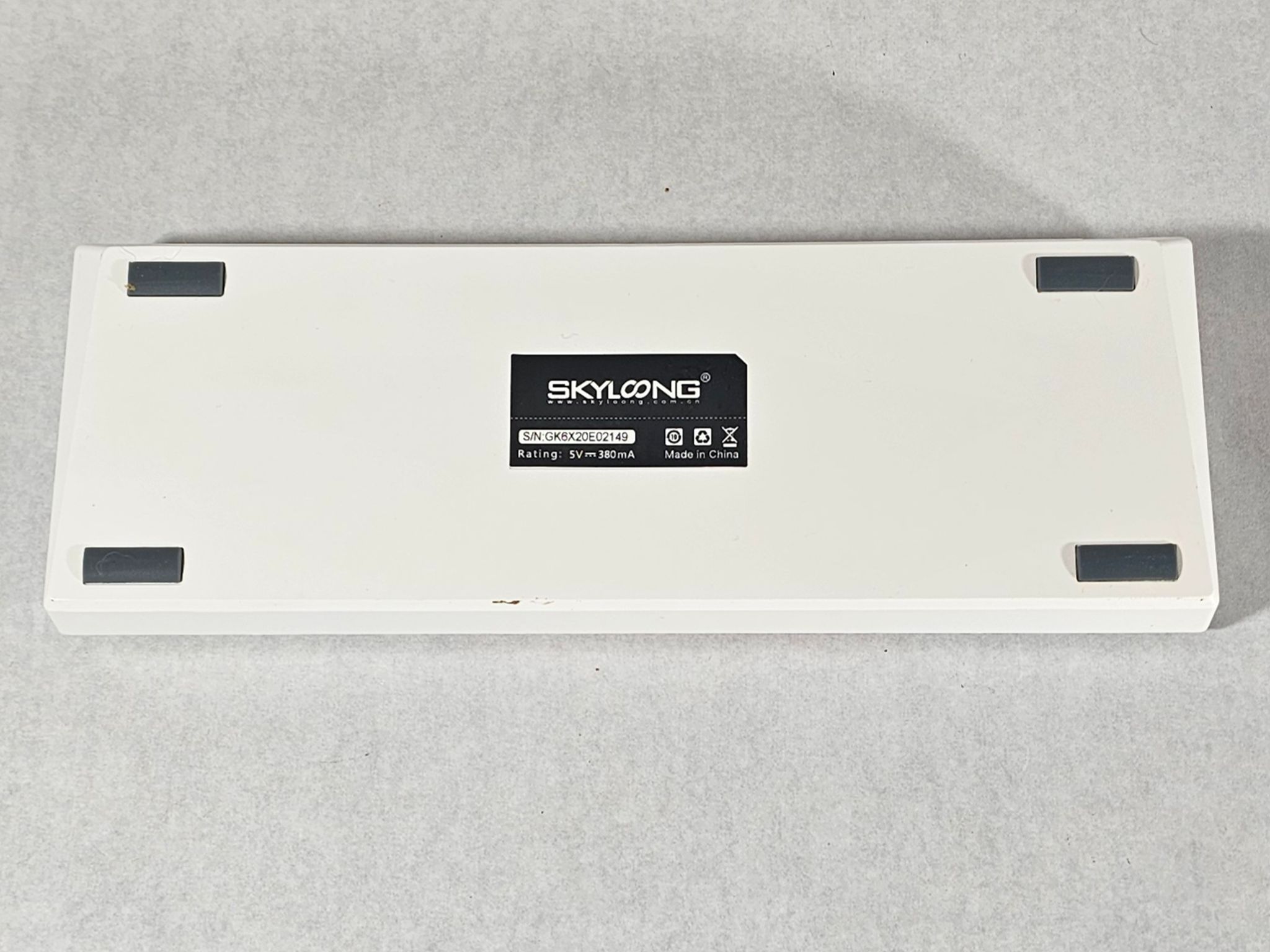 Pink White and Gray Mechanical Wireless Keyboard