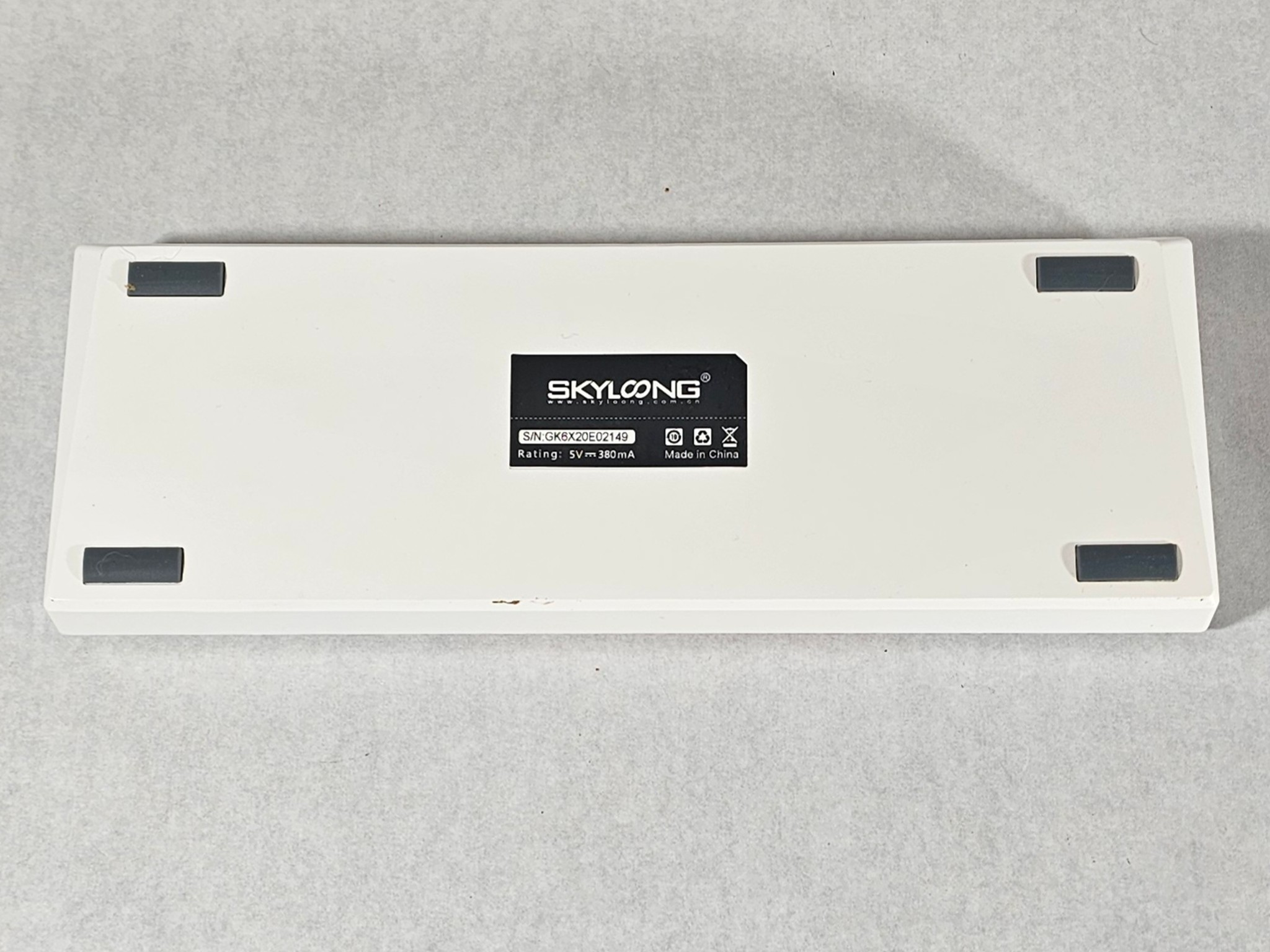 Pink White and Gray Mechanical Wireless Keyboard