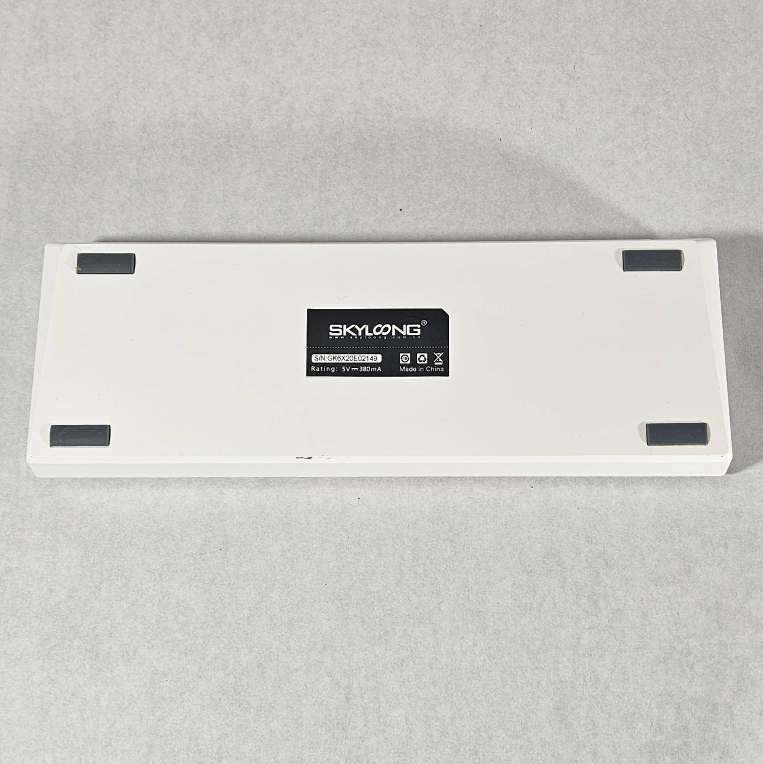 Pink White and Gray Mechanical Wireless Keyboard