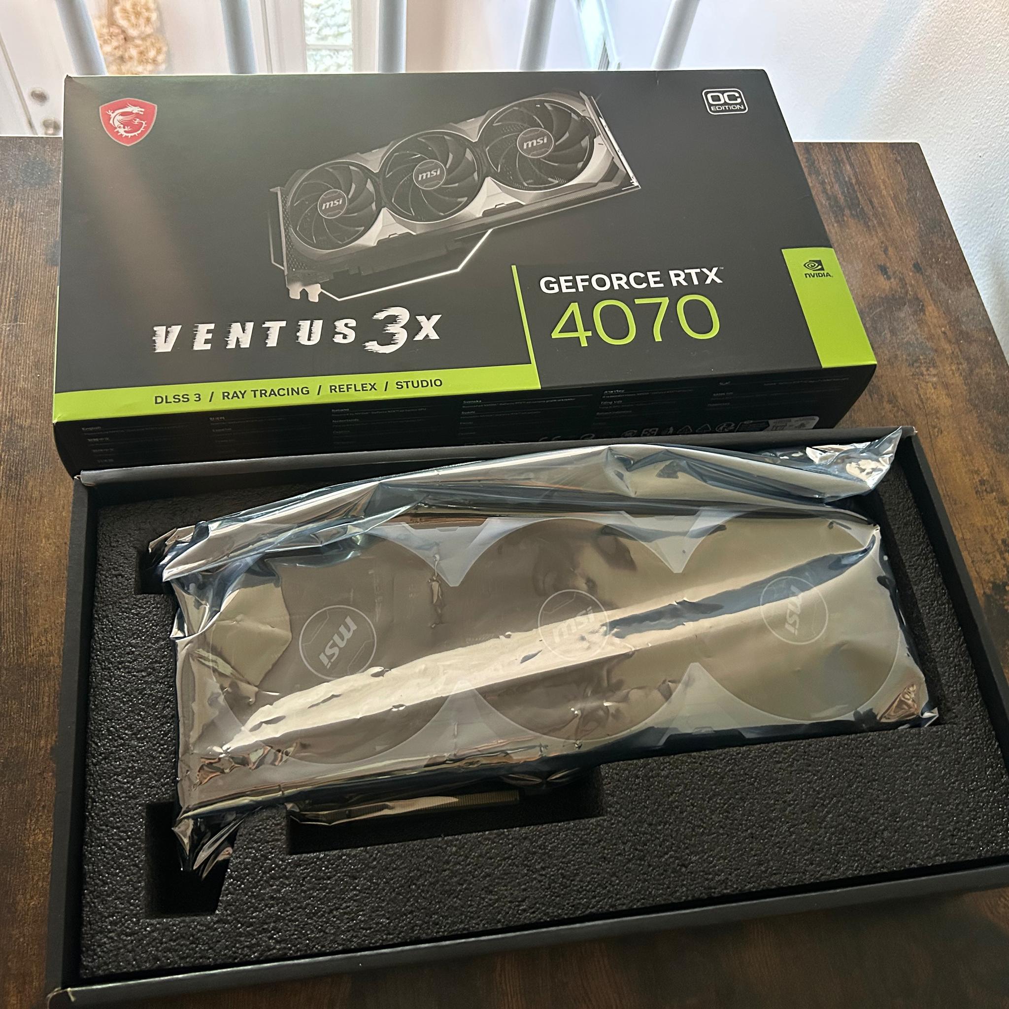 RTX 4070 12Gb MSI Ventus 3x E variant