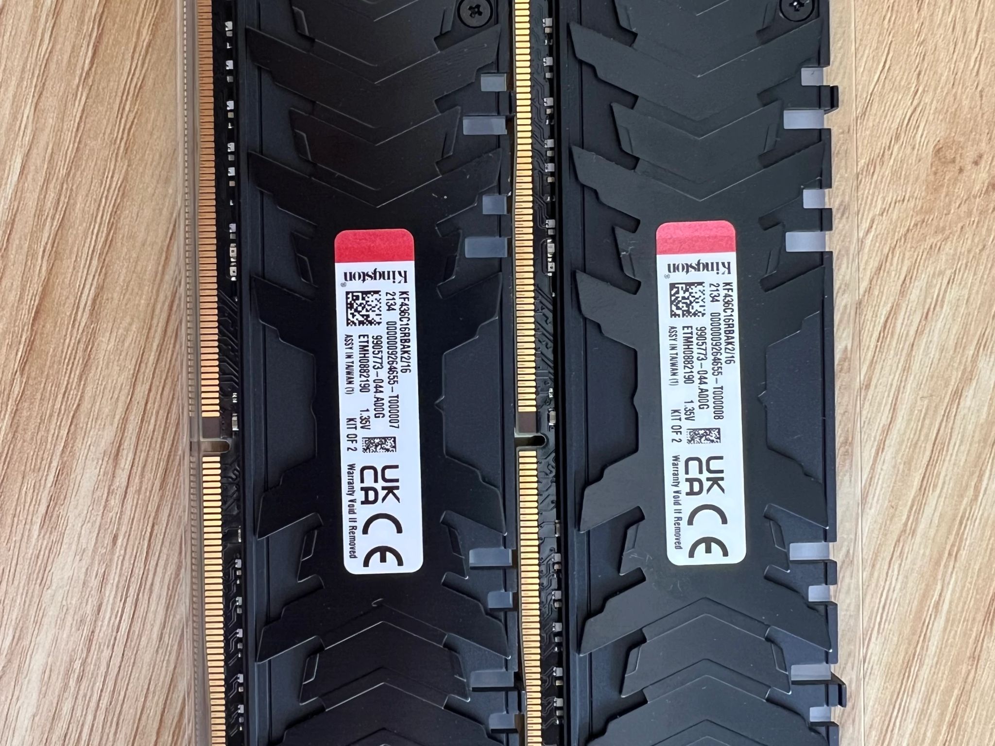 16 GB (2x8) DDR4 3600 Memory