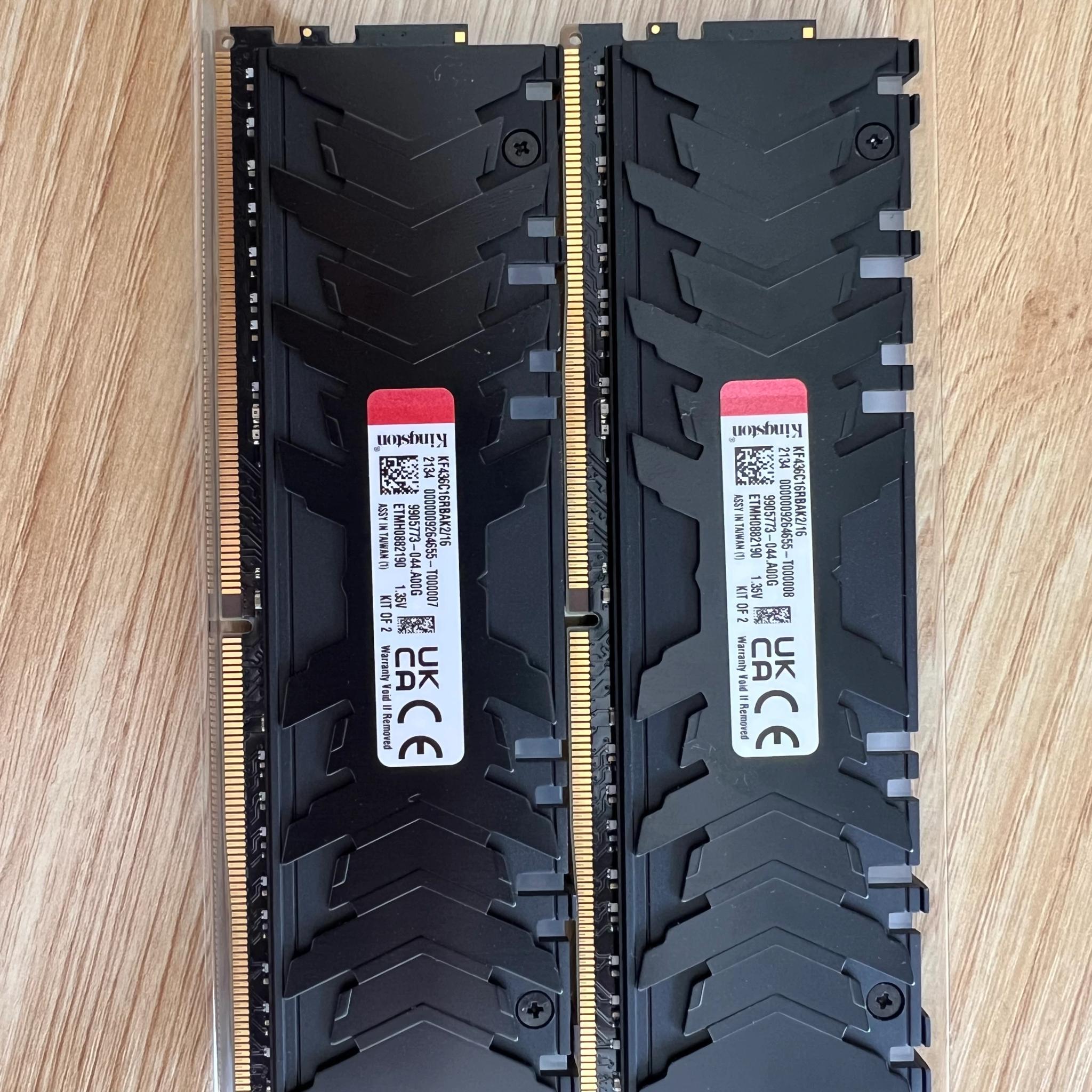 16 GB (2x8) DDR4 3600 Memory