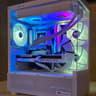 Custom White ARGB Gaming PC – Sleek, Powerful, and Ready to Go