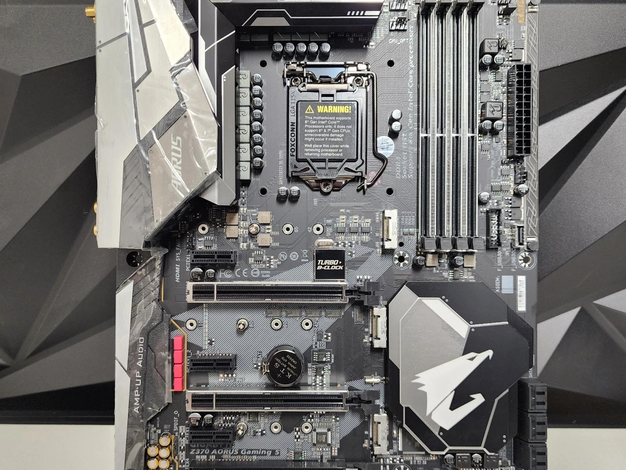 UPDATED BIOS GIGABYTE Z370 AORUS Gaming 5 WIFI DDR4 LGA 1151 ATX MOTHERBOARD