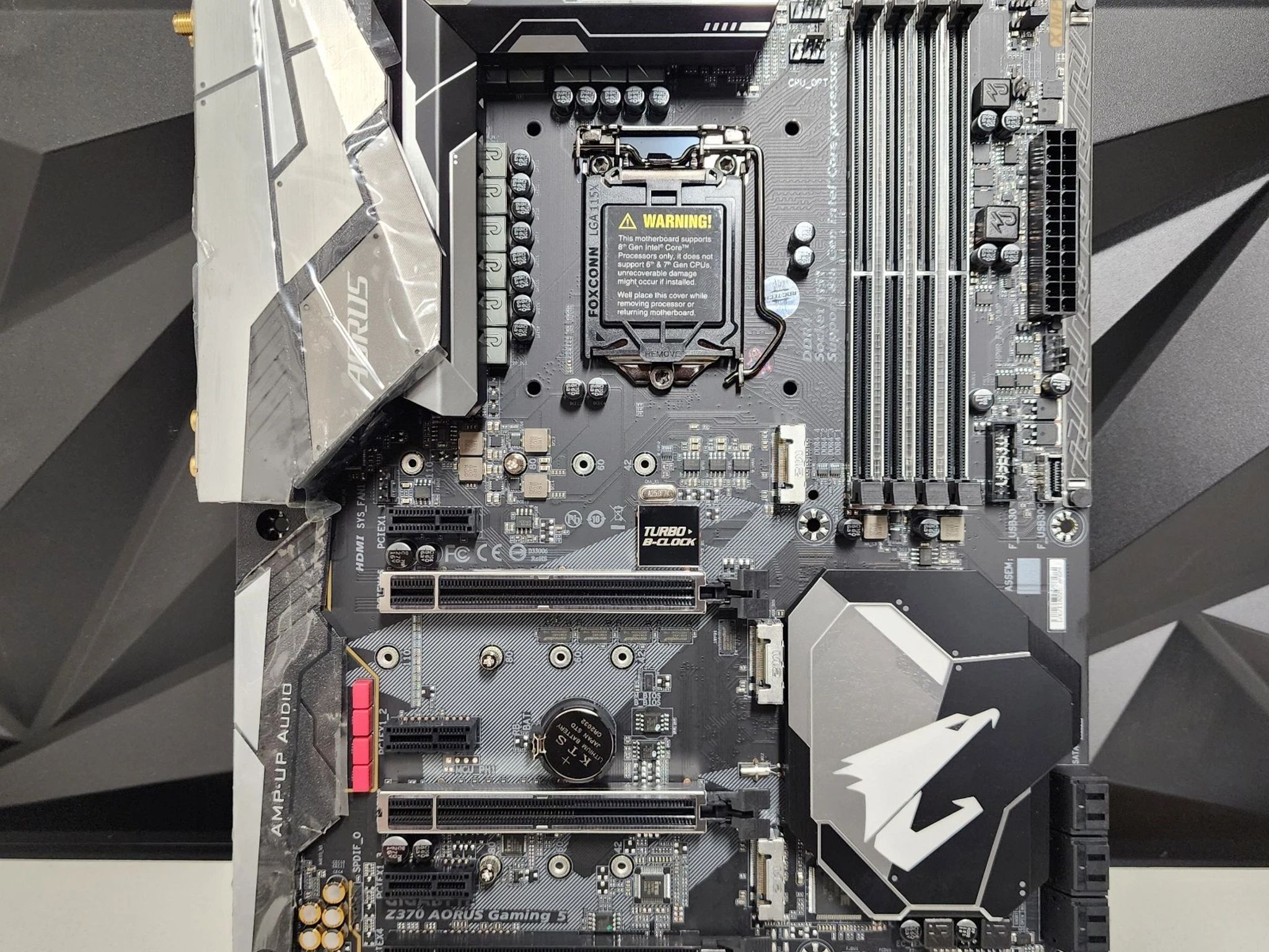 UPDATED BIOS GIGABYTE Z370 AORUS Gaming 5 WIFI DDR4 LGA 1151 ATX MOTHERBOARD