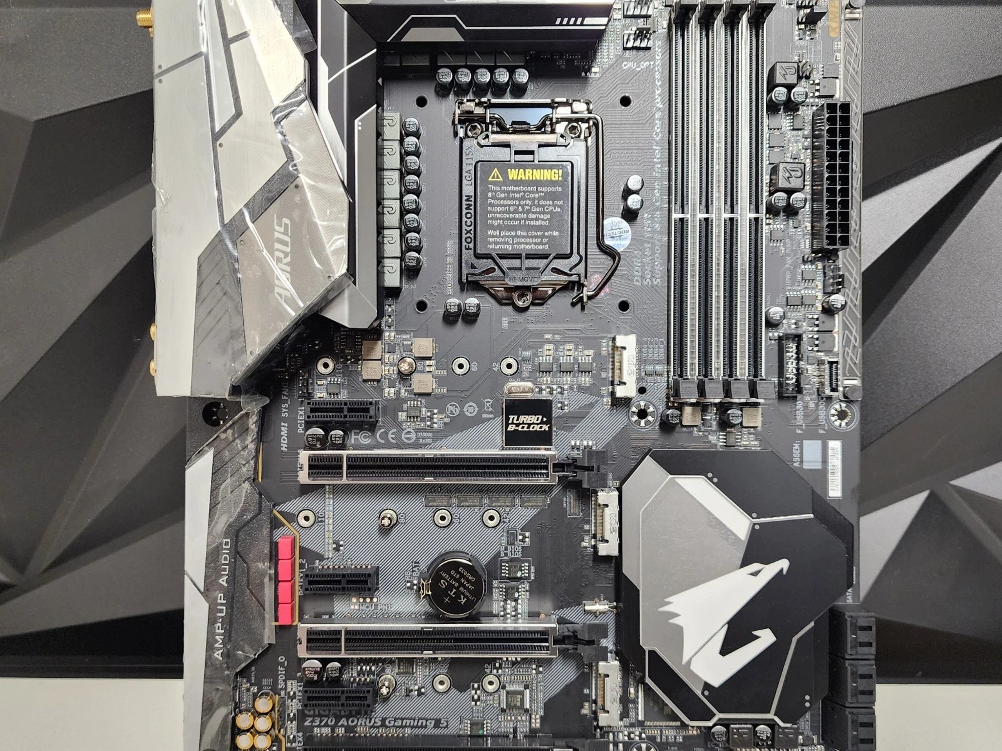 UPDATED BIOS GIGABYTE Z370 AORUS Gaming 5 WIFI DDR4 LGA 1151 ATX MOTHERBOARD