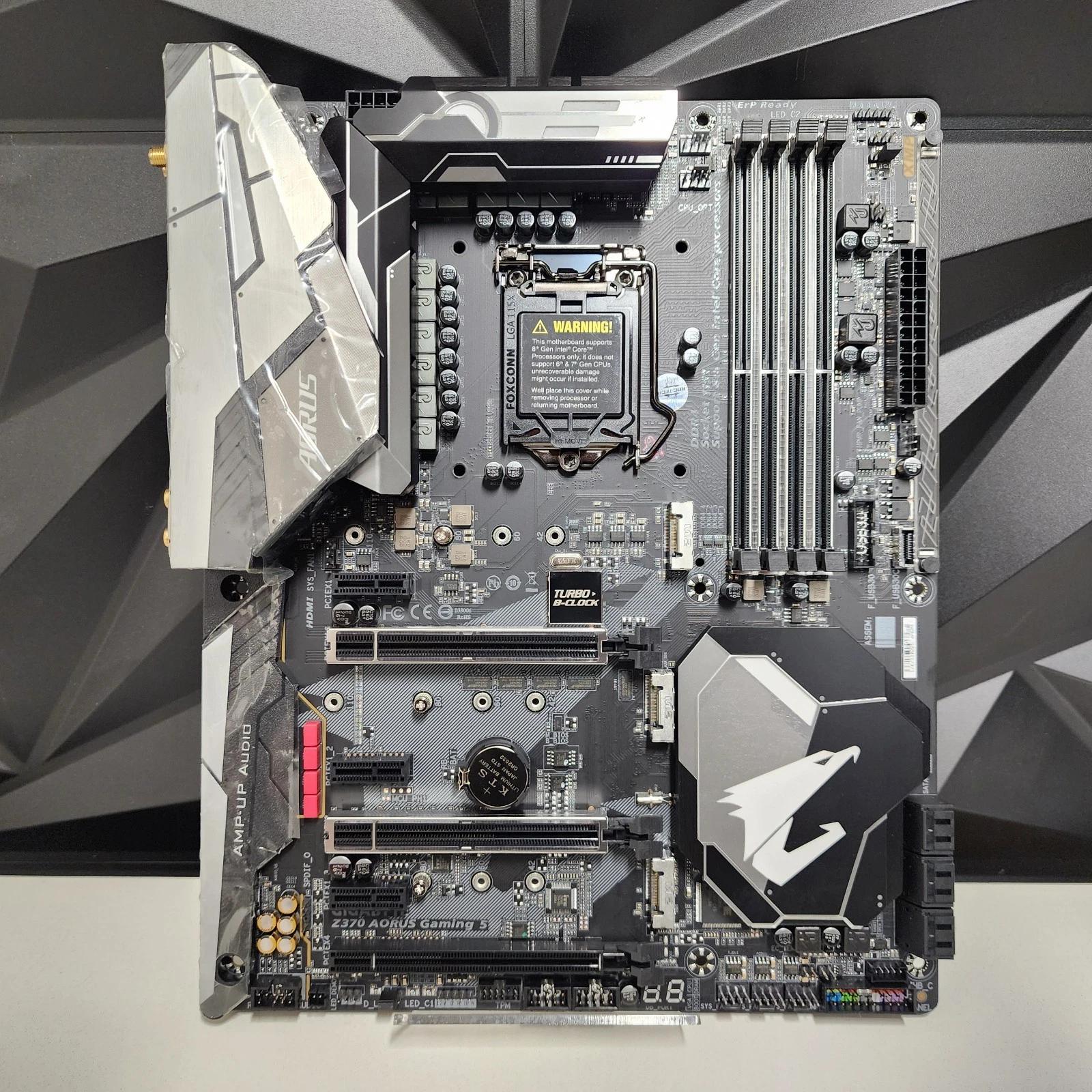 UPDATED BIOS GIGABYTE Z370 AORUS Gaming 5 WIFI DDR4 LGA 1151 ATX MOTHERBOARD