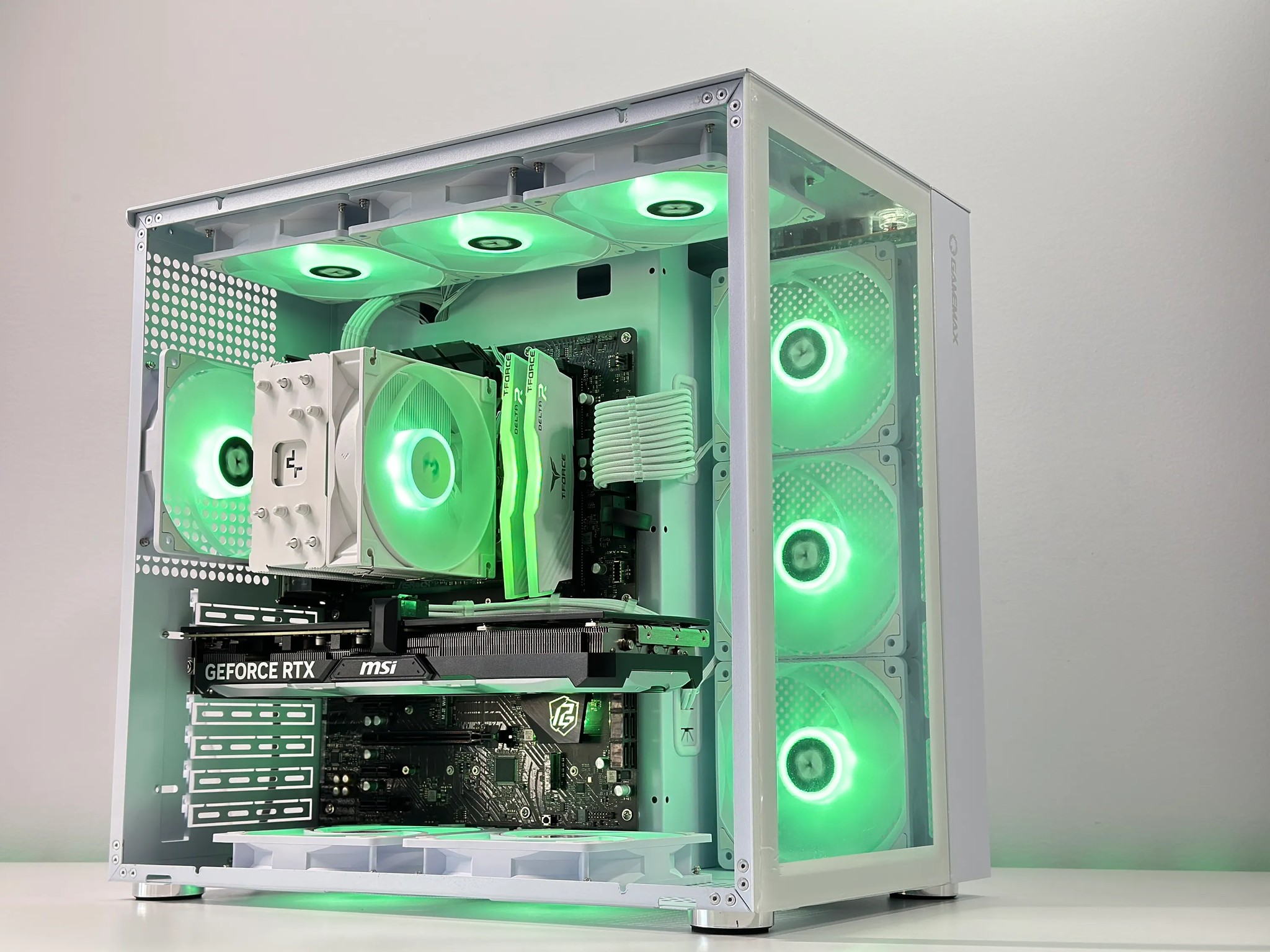 🧊Frozen 🧊Gaming PC❄️Nvidia RTX 4070 12GB❄️Intel 13500T 14Core❄️32GB DDR4❄️1TB NVME