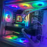 Gaming PC Setup - Ryzen 7 9800X3D / RTX 5070 Ti 16GB / 32GB DDR5 / 3.25TB SSD / Full Peripherals