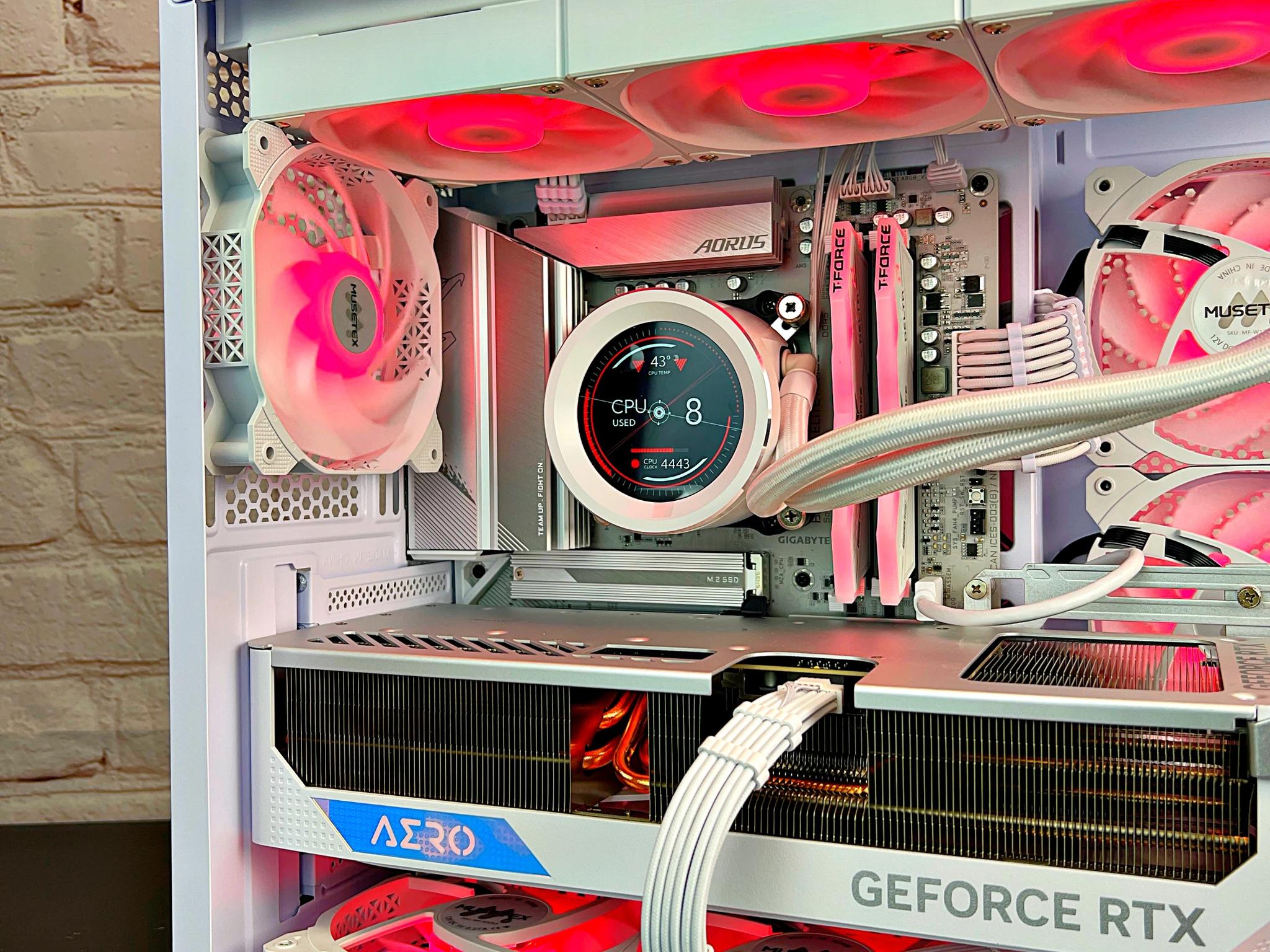 Ryzen 7 7800X3D RTX 4080 Super AERO 32GB DDR5 RAM 4TB SSD M.2 WIN 11 PRO Gaming PC 🤯