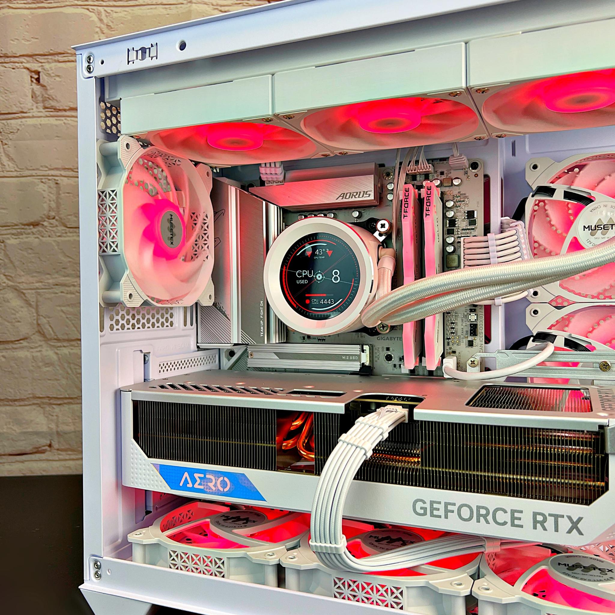 Ryzen 7 7800X3D RTX 4080 Super AERO 32GB DDR5 RAM 4TB SSD M.2 WIN 11 PRO Gaming PC 🤯