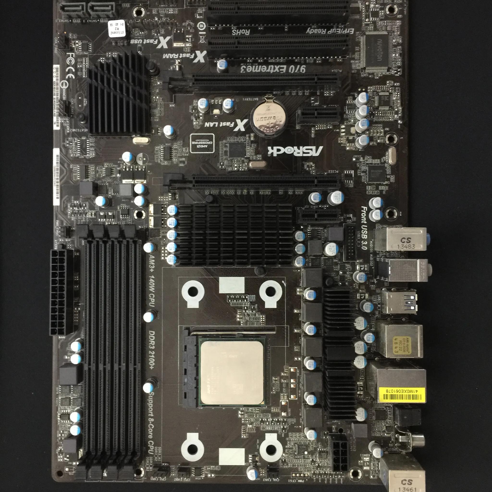 CPU Motherboard Combo! ASRock 970 Extreme3 and AMD FX-8350 Eight Core
