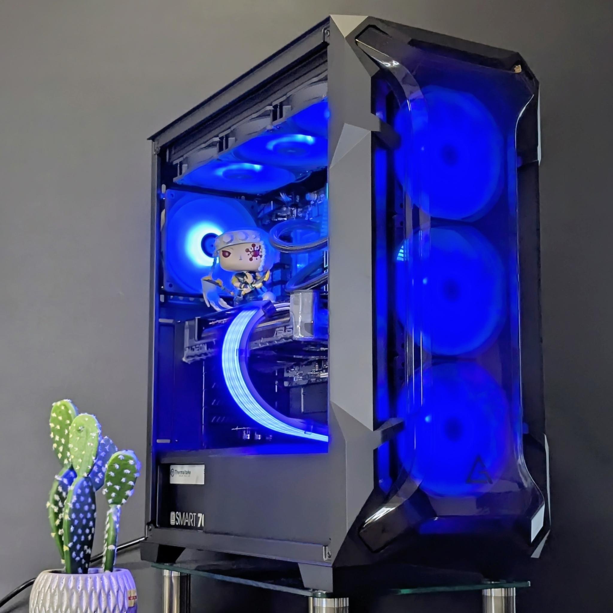 🔥Demon Slayer/Dark Flux🔥⚫️RX 7800XT⚫️I5-12600K⚫️32GB Warhawk RAM⚫️1TB NVMe SSD⚫️Windows 11